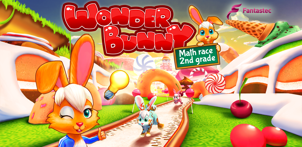 Wonder Bunny Math Race: 2nd Grade Advanced Learning App for
