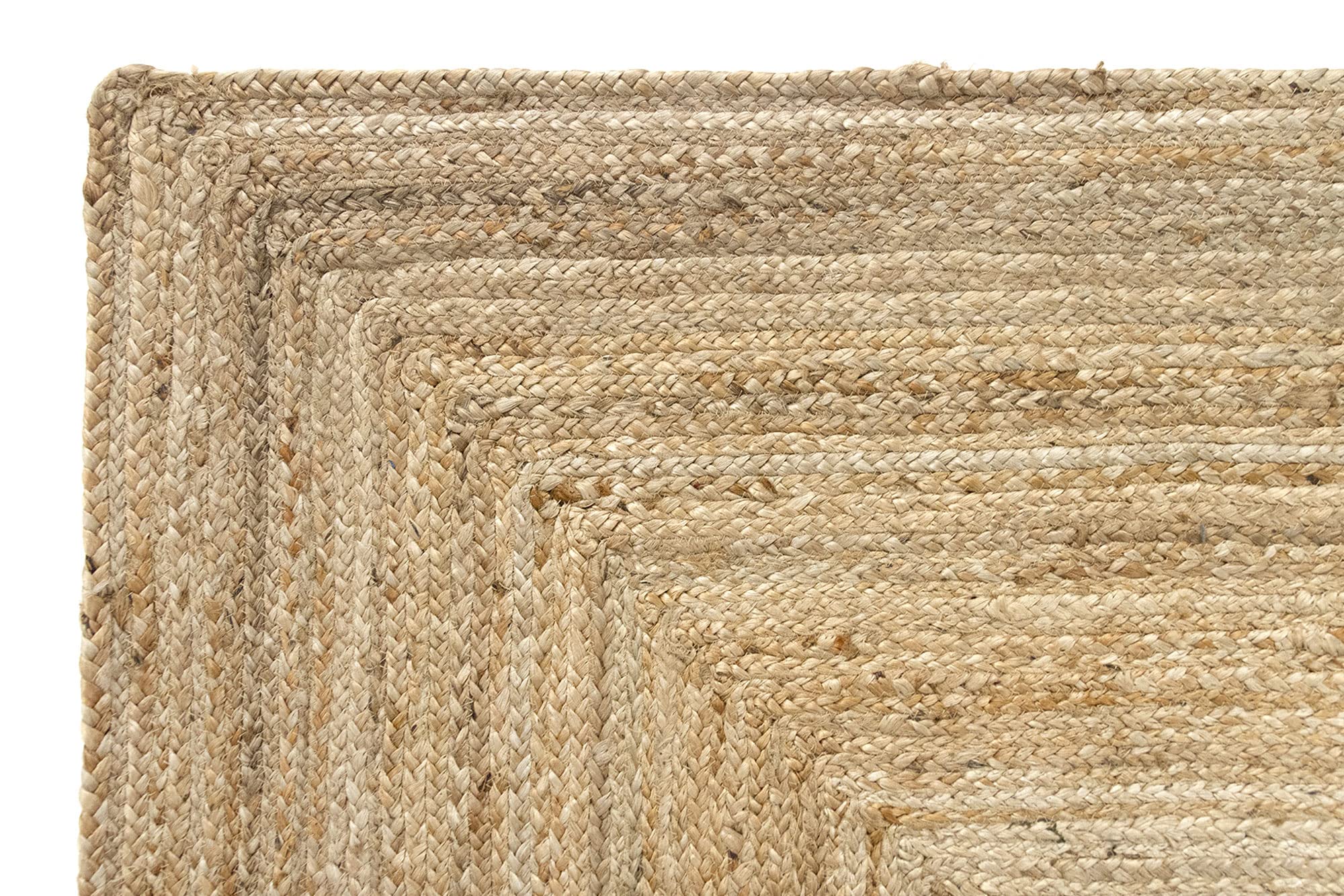 Hamid Dywan juta Alhambra Naturalny Kolor - Dywan 100% Włókno Jutowe, Ręcznie pleciony, Dywany do salonu, jadalni, sypialni, korytarza, naturalny kolor (300 x 400 cm)