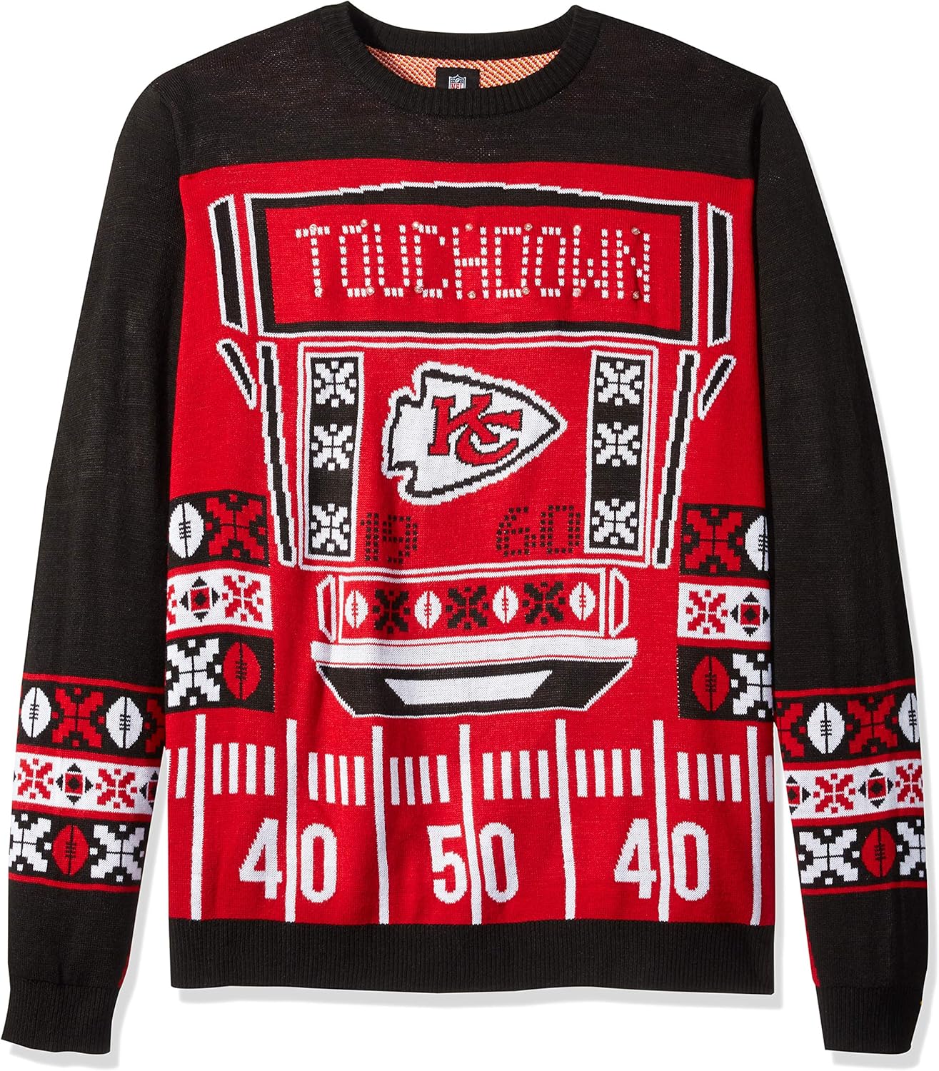 Chiefs light up sweater Clearance