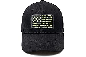 Husband American Camo Flag Hat: Celebrate His Strength with a Gift of Style
