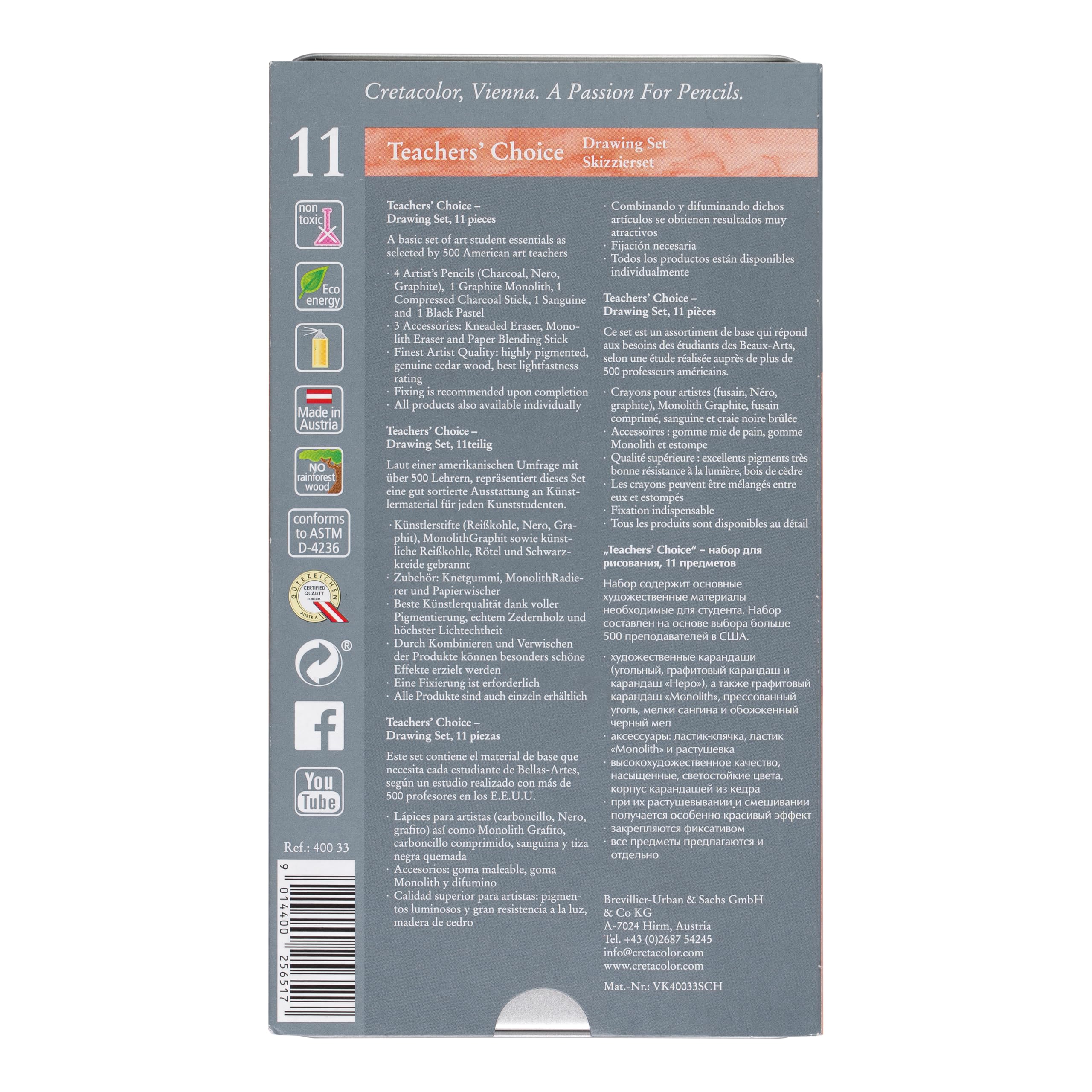 Amazon.com: CRETACOLOR Teacher's Choice Drawing Set, Multi