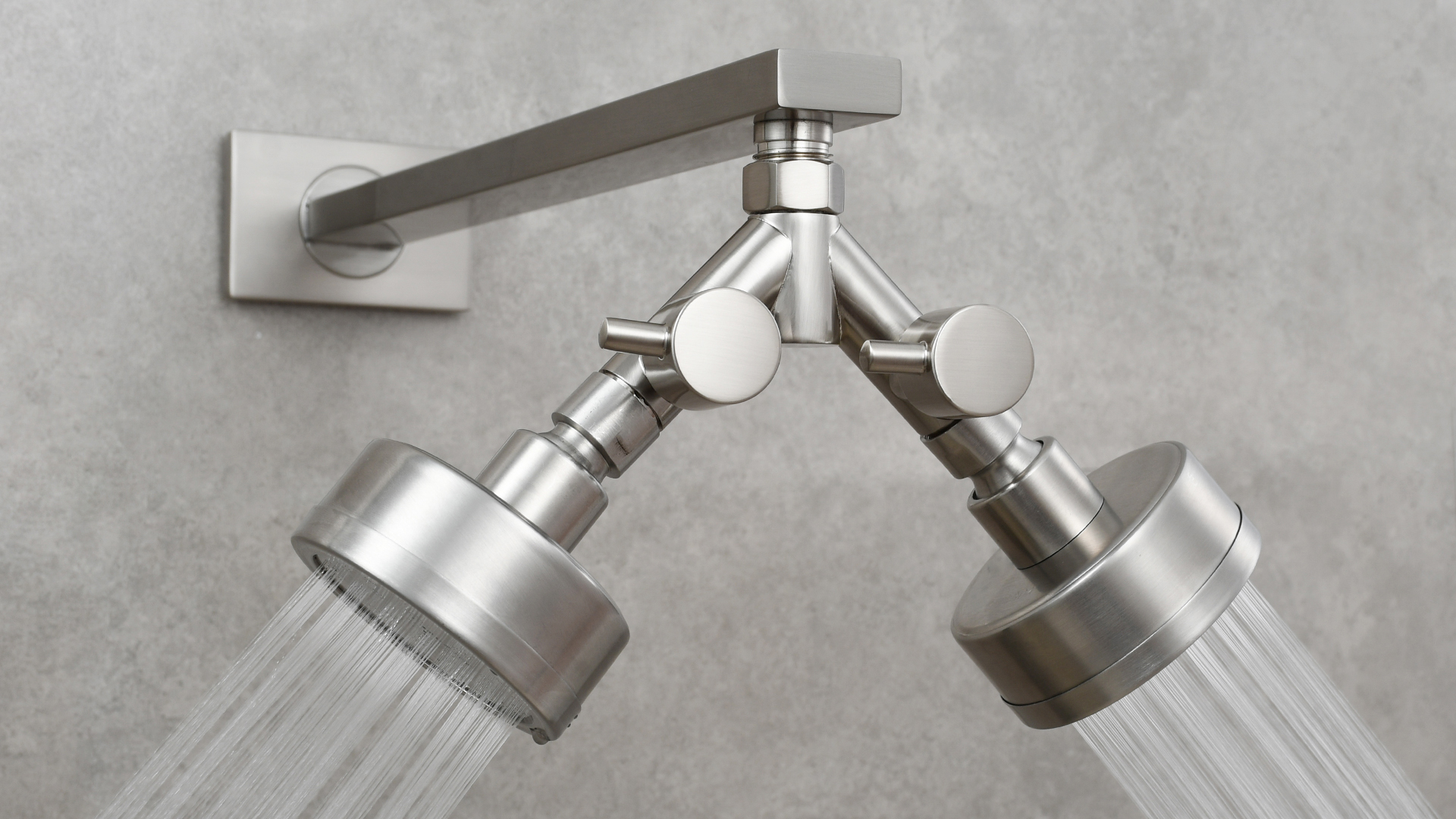 Ciencia 3-Way Diverter Valve G 1/2 Inch Solid Brass Shower Diverter Valve / Shower Adaptor Diverter Valve Brushed Nickel Dsf007na