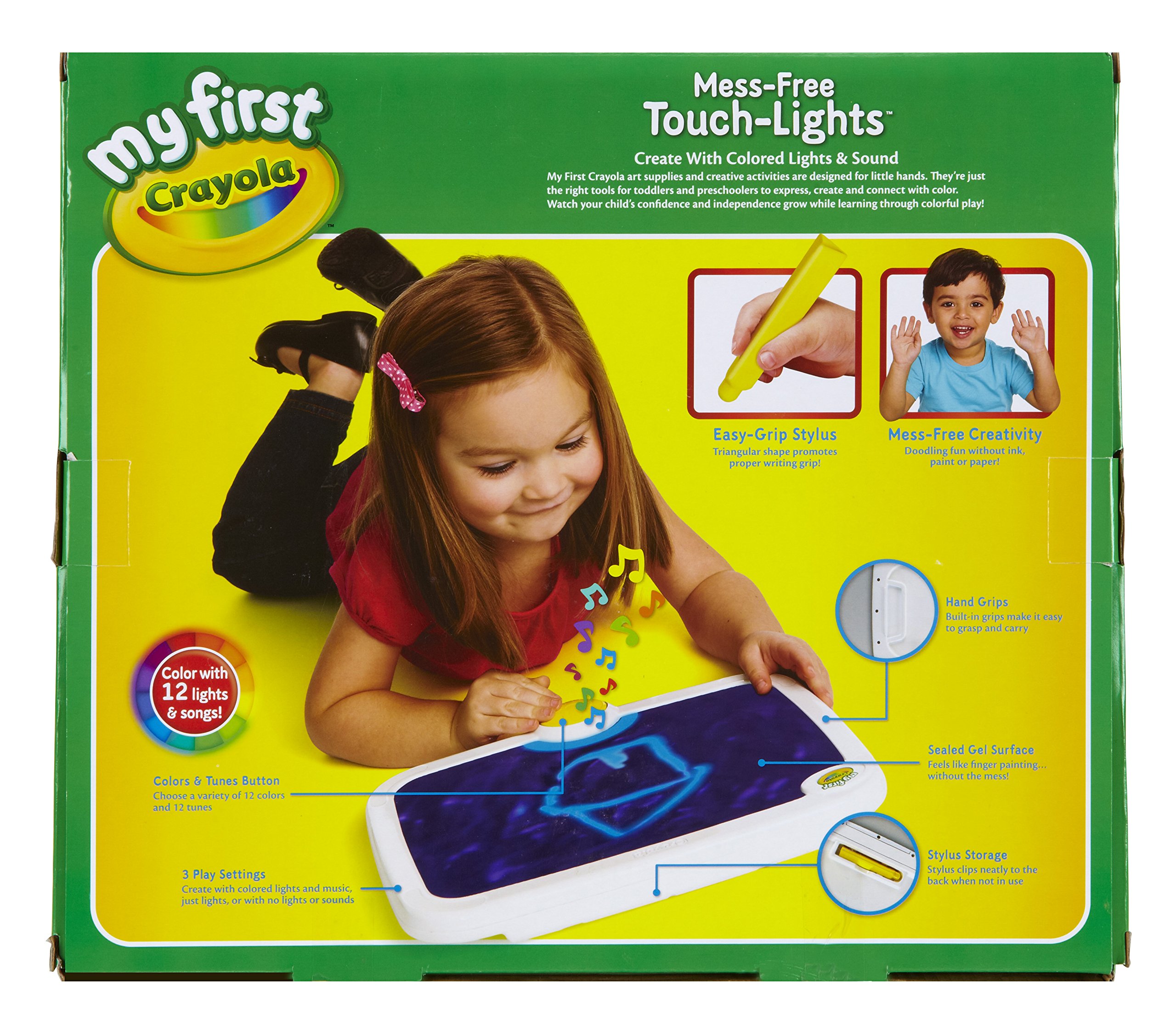 My First Crayola Mess Free Touch Lights Ages 2 To 4 Art Activity Station Colorful Lights Music Great For Home On The Go Amazon Com Au Toys Games