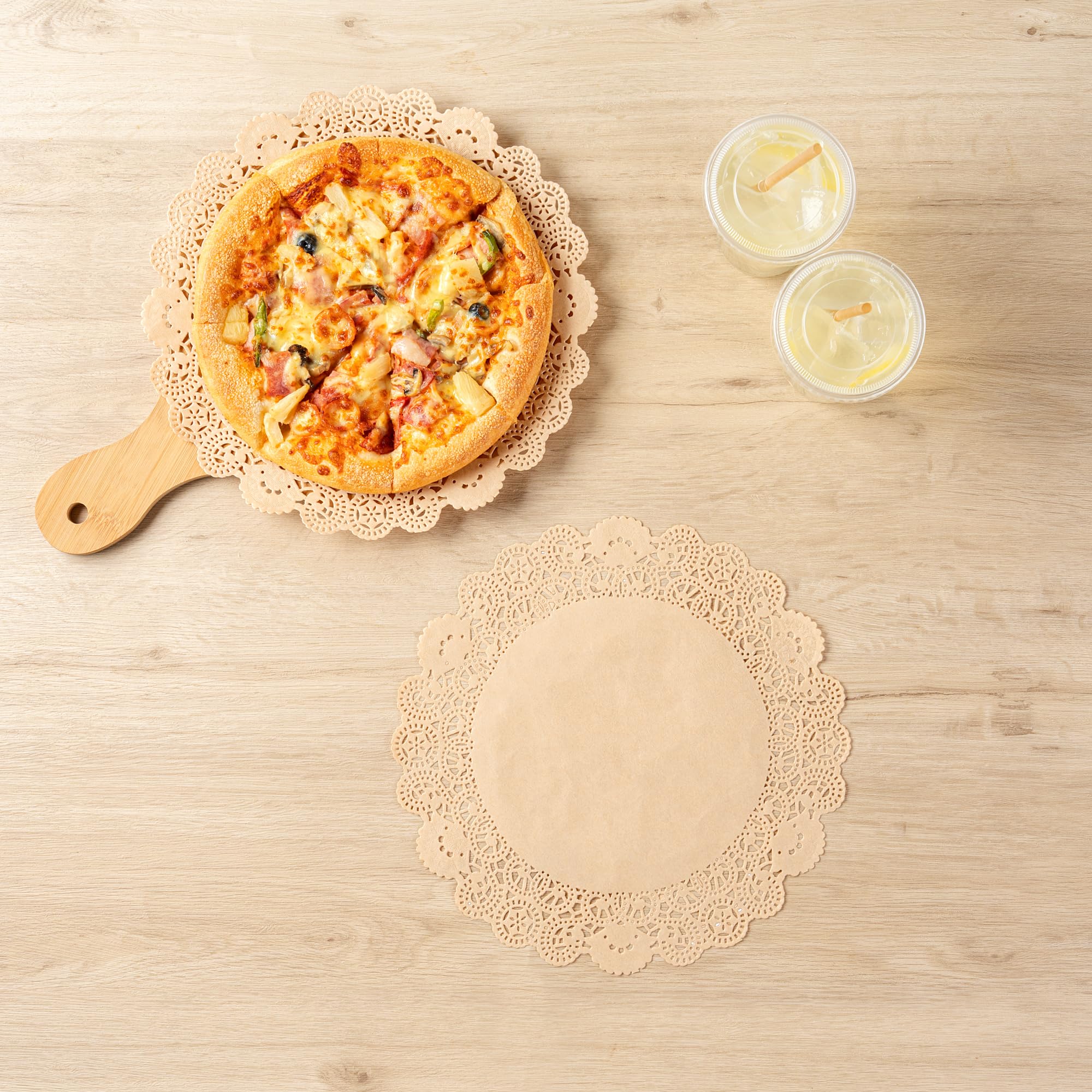 Restaurantware Pastry Tek Lot de 4000 napperons jetables en Papier Kraft pour pâtisseries, Cupcakes, Desserts 30,5 x 30,5 cm