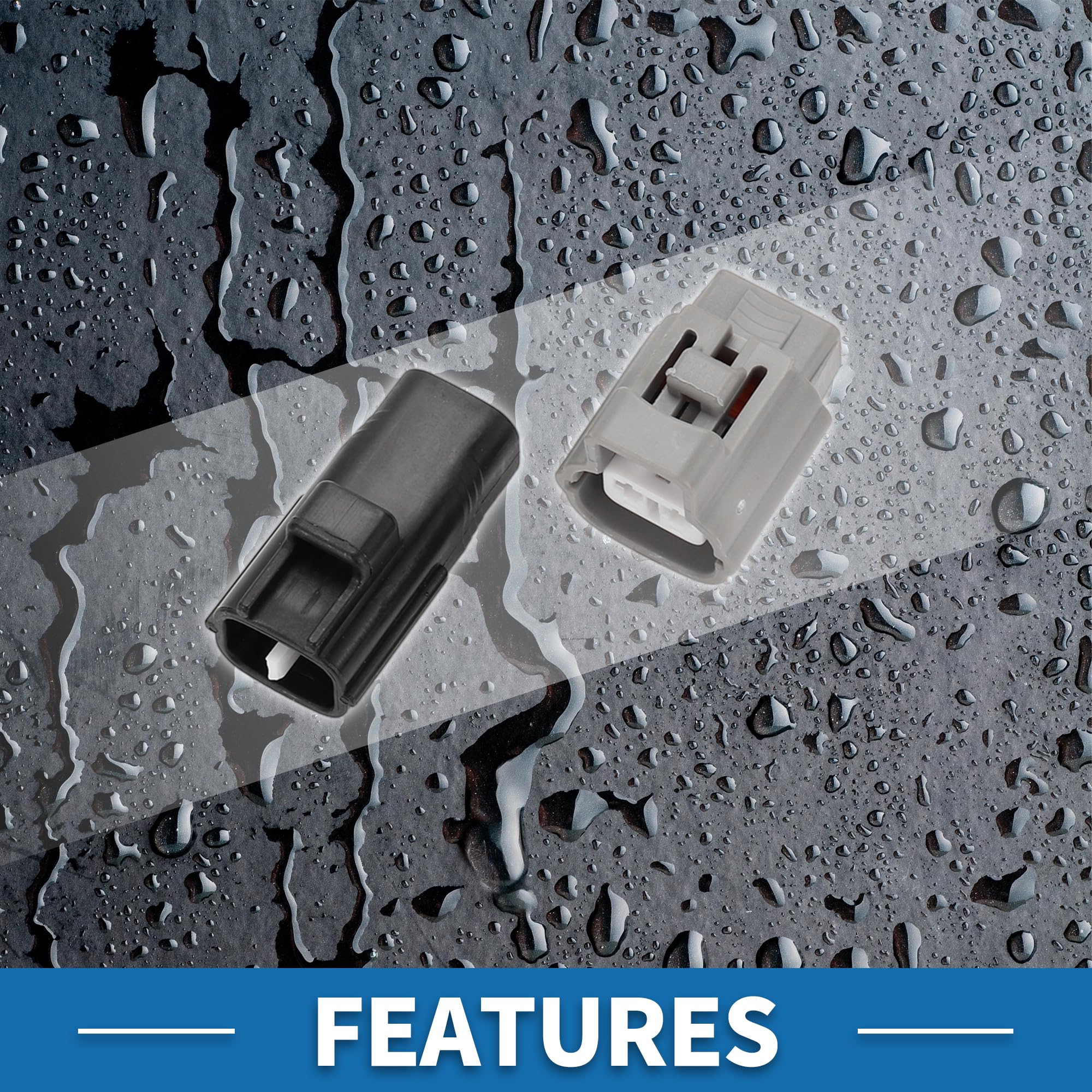 SSSです！ Amazon.com: A ABSOPRO 2 Pin Electrical Wire Connector Plug