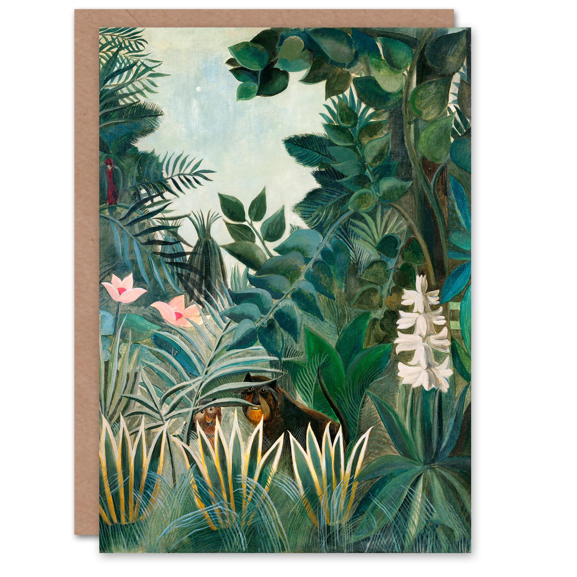 Artery8 Henri Rousseau Art Card The Dream Equatorial Jungle