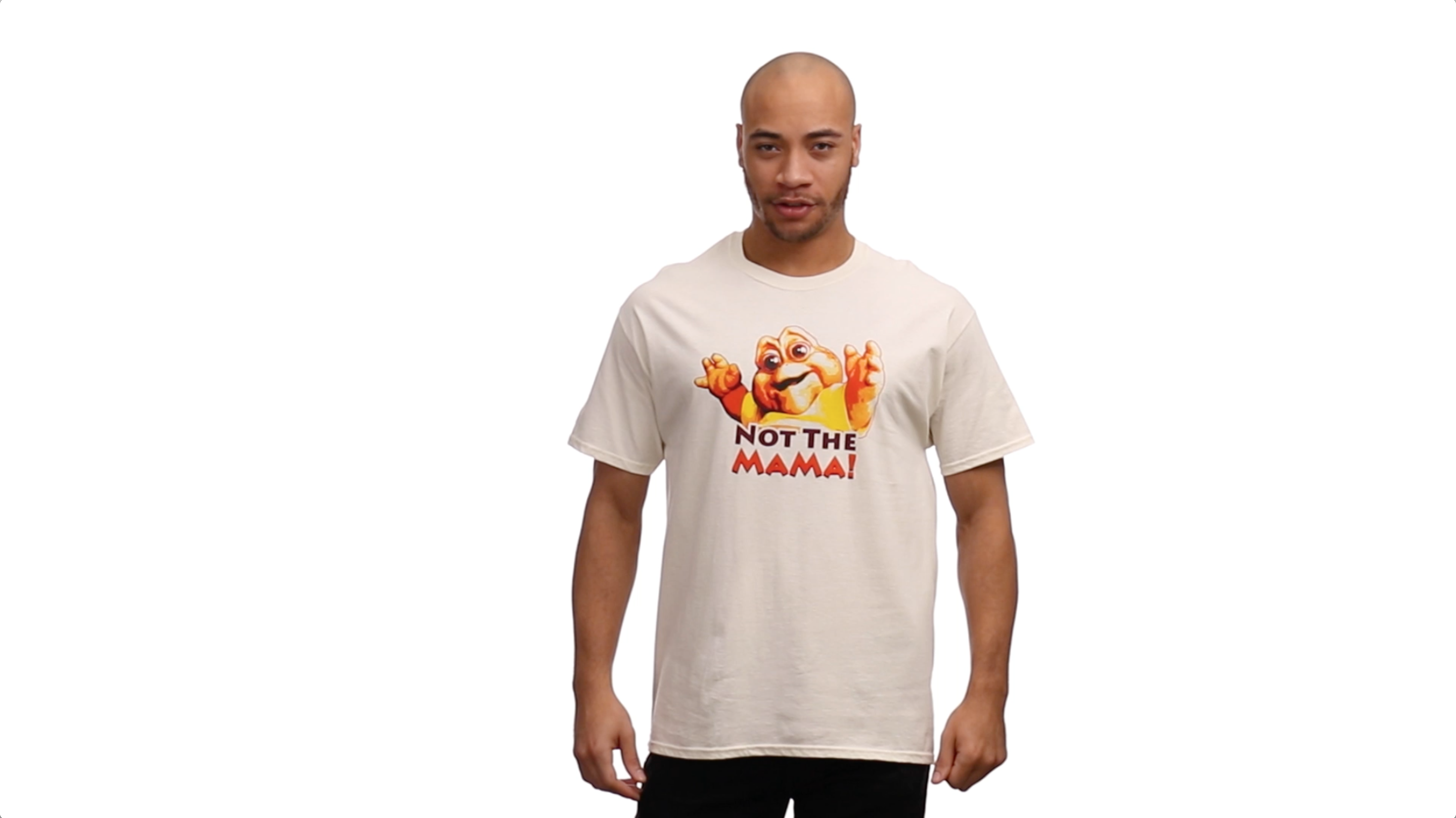 Amazon.com: NOT THE MAMA! Adult Unisex T-shirt / 90s Dinosaur TV