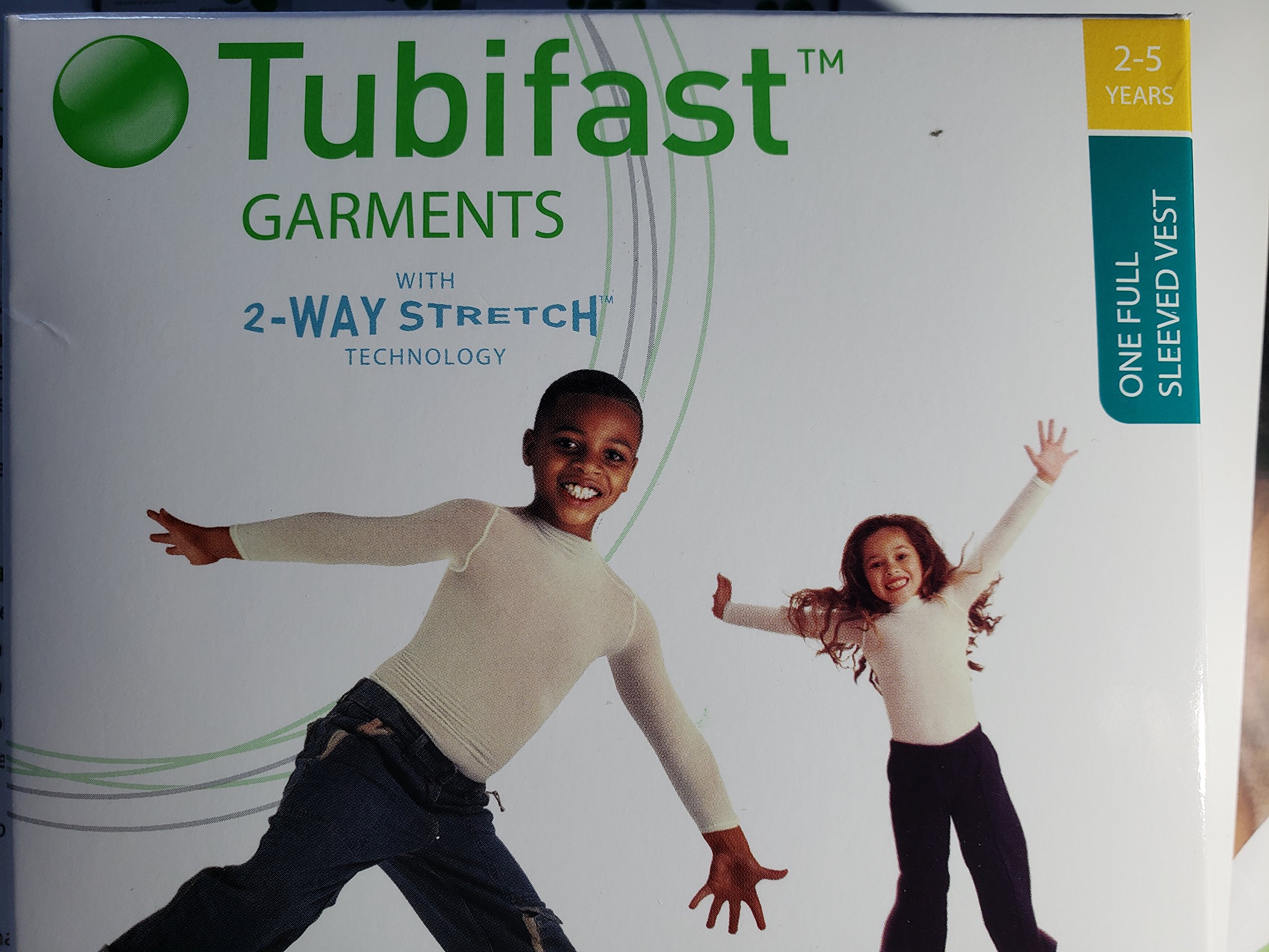 TUBIFAST VESTS FULL SLEEVE 2-5 YEARS (NEW) 2-WAY STREATCH TECHNOLOGY GARMENT - 2-5 YRS by TUBIFAST