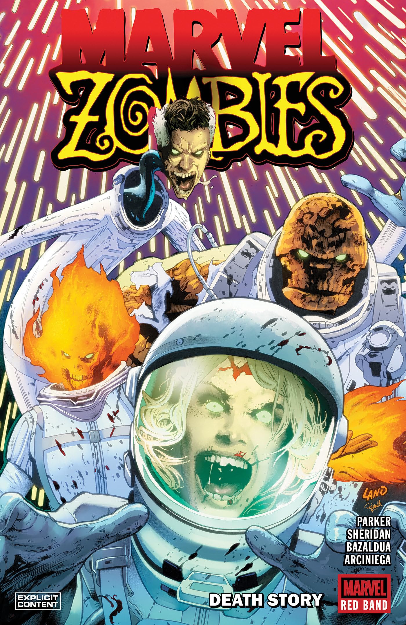 Marvel Zombies: Red Band - Death Story: Parker, Ethan S., Sheridan