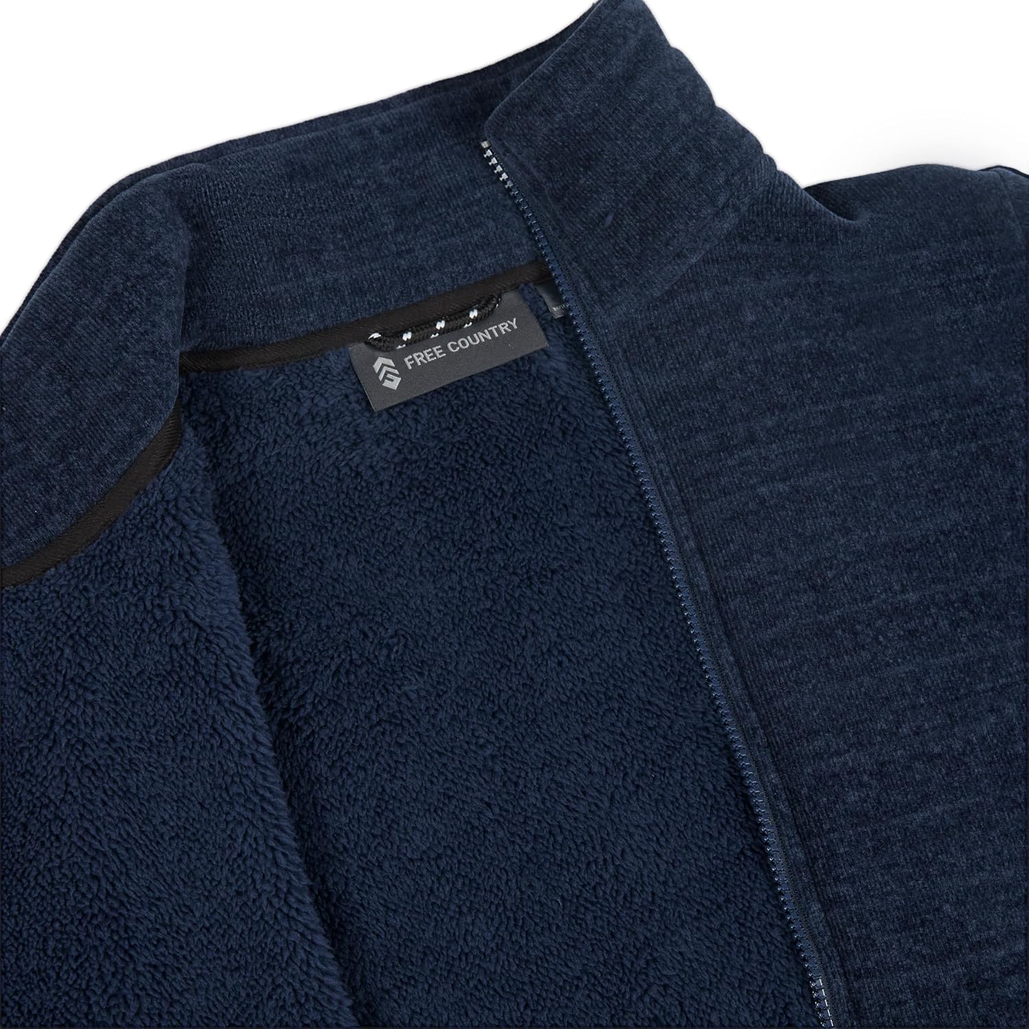Free Country Women's Fleece Jacket Warm Breathable Sherpa Lined Soft Coat with Pockets for Womens Outdoor Hiking-Luxe