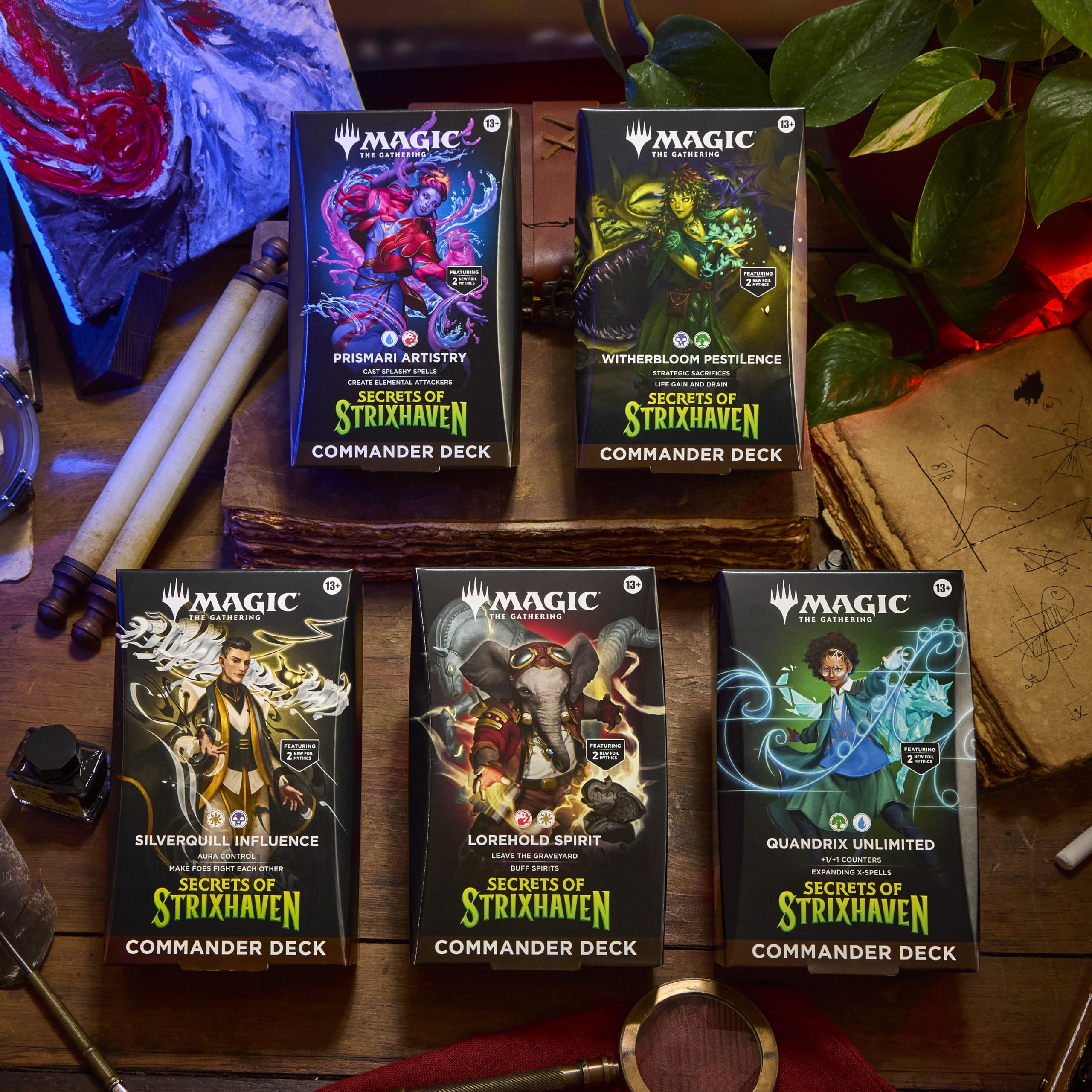 Amazon.com: Magic: The Gathering Secrets of Strixhaven Commander