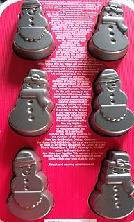 Christmas 6 Cavity Mini Cakes Pan