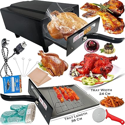 GEICO B.N.Brights 2000 Watt medium electric tandoor (black, 1 Year warranty)