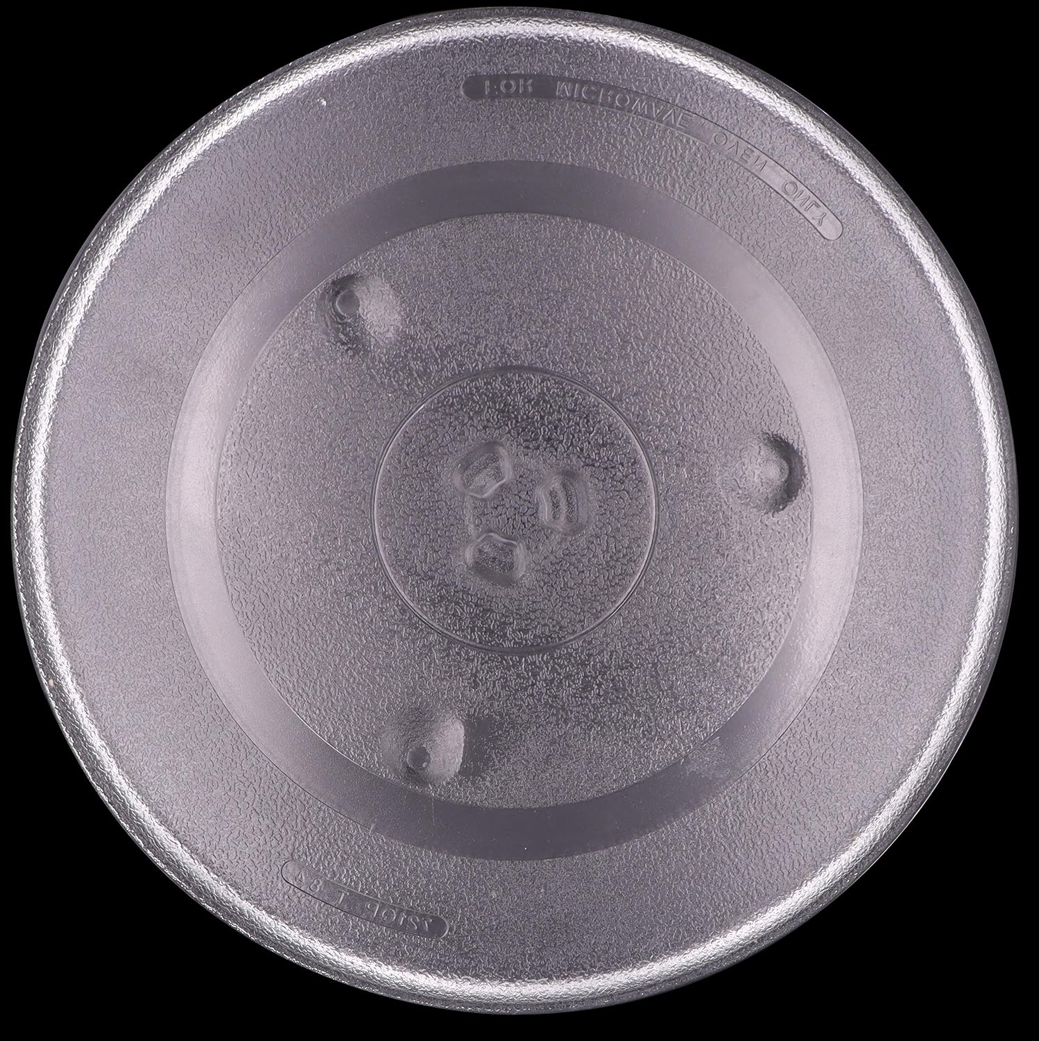 12.5" Microwave Turntable Glass Plate Replacement for Panasonic 12570000008334 & Frigidaire 5304509437 - Y-Bottom General, Heat-Resistant & Universal Fit (12.5 Inch)