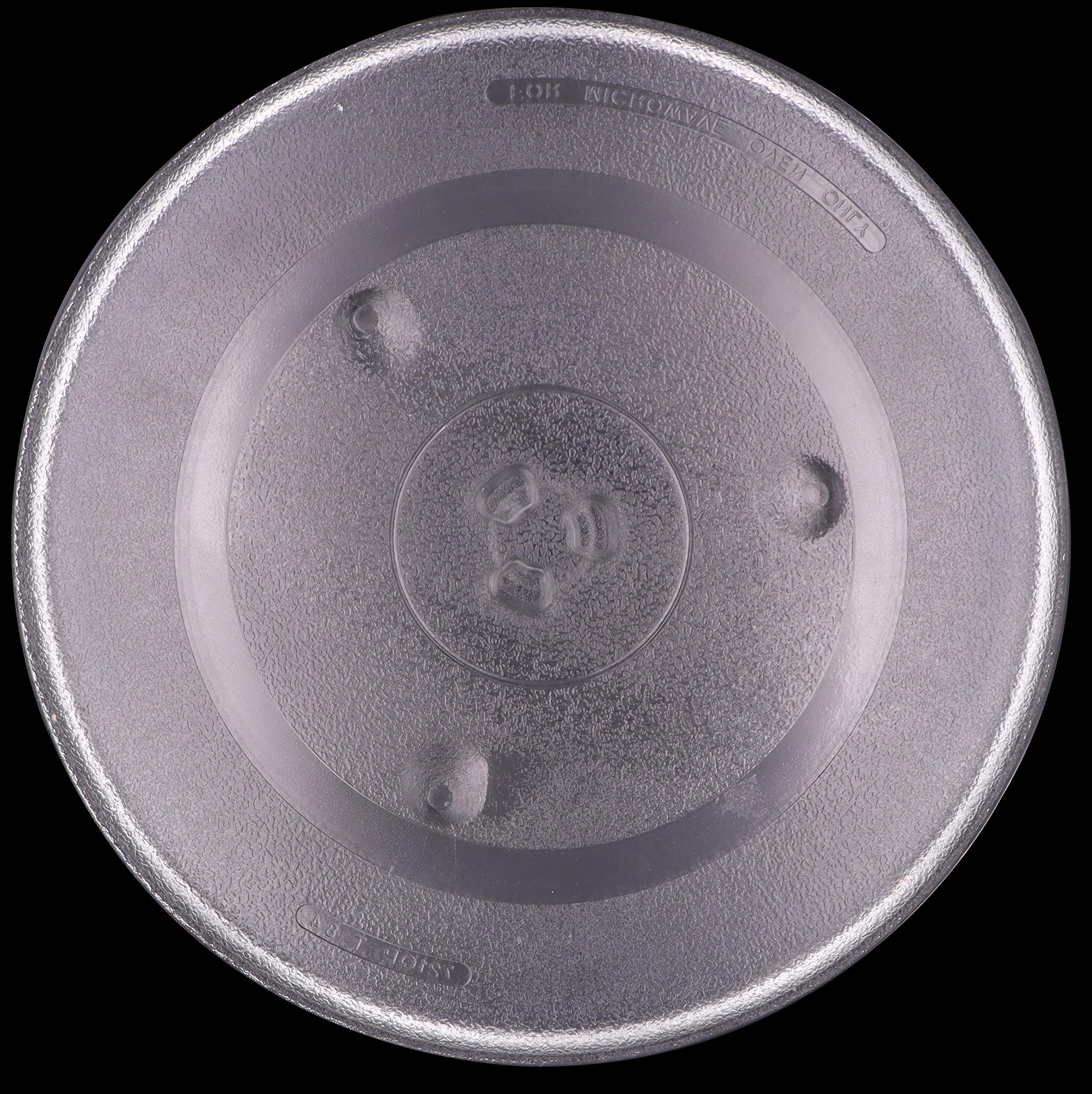 Piano in vetro di ricambio per microonde, diametro 31,5 cm, resistente al calore e al calore per forno a microonde.