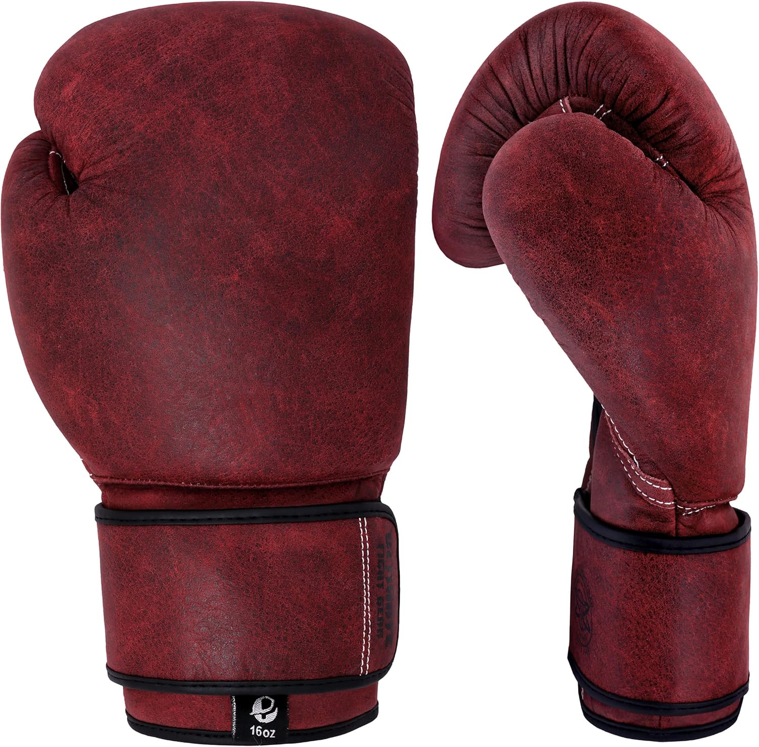 Antique Genuine Leather Hand Crafted - Vintage Pro Boxing Gloves for Training & Fight