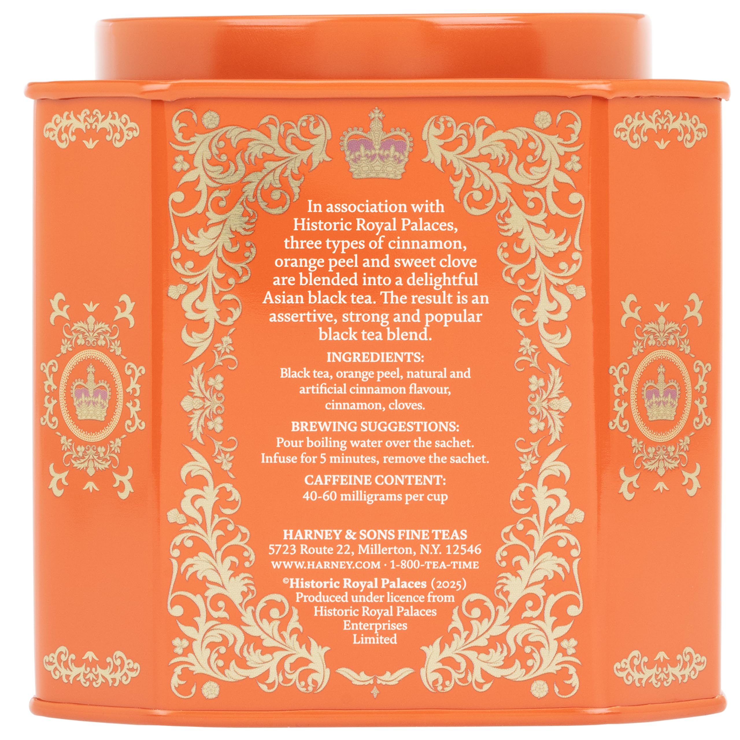 Harney & Sons Tè Nero alla Cannella Piccolo 30 Bustine da 2.67 oz