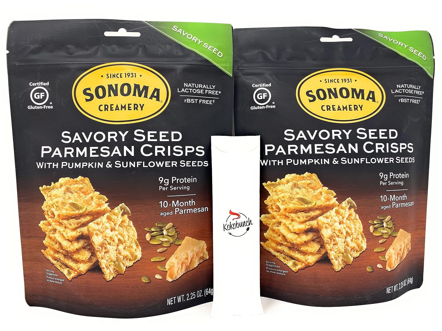 Savory Parmesan Cheese Crisps With Pumpkin and Sunflower