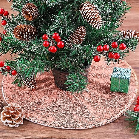 Amazon Com Mceast Mini Tree Skirt Christmas 15 Inch Rose Gold Sequin Tree Skirt Ornaments For Indoor Outdoor Small Christmas Tree Decoration Bar Hotel Holiday Decor Home Kitchen Amazon Com Mceast Mini Tree Skirt Christmas 15 Inch Rose Gold Sequin Tree Skirt Ornaments For Indoor Outdoor Small Christmas Tree Decoration Bar Hotel Holiday Decor Home Kitchen