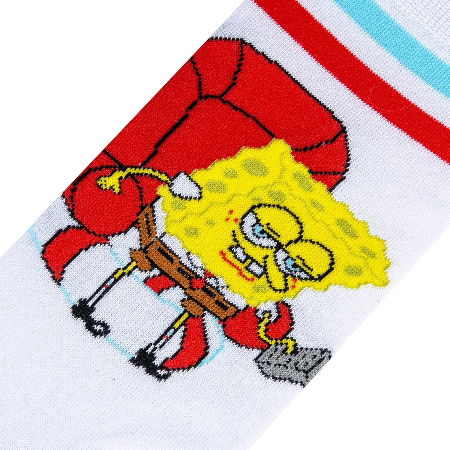 Cool Socks, SpongeBob, Imma Head Out, Mens Womens Crew, Funny Graphic Print, Large - Image 4