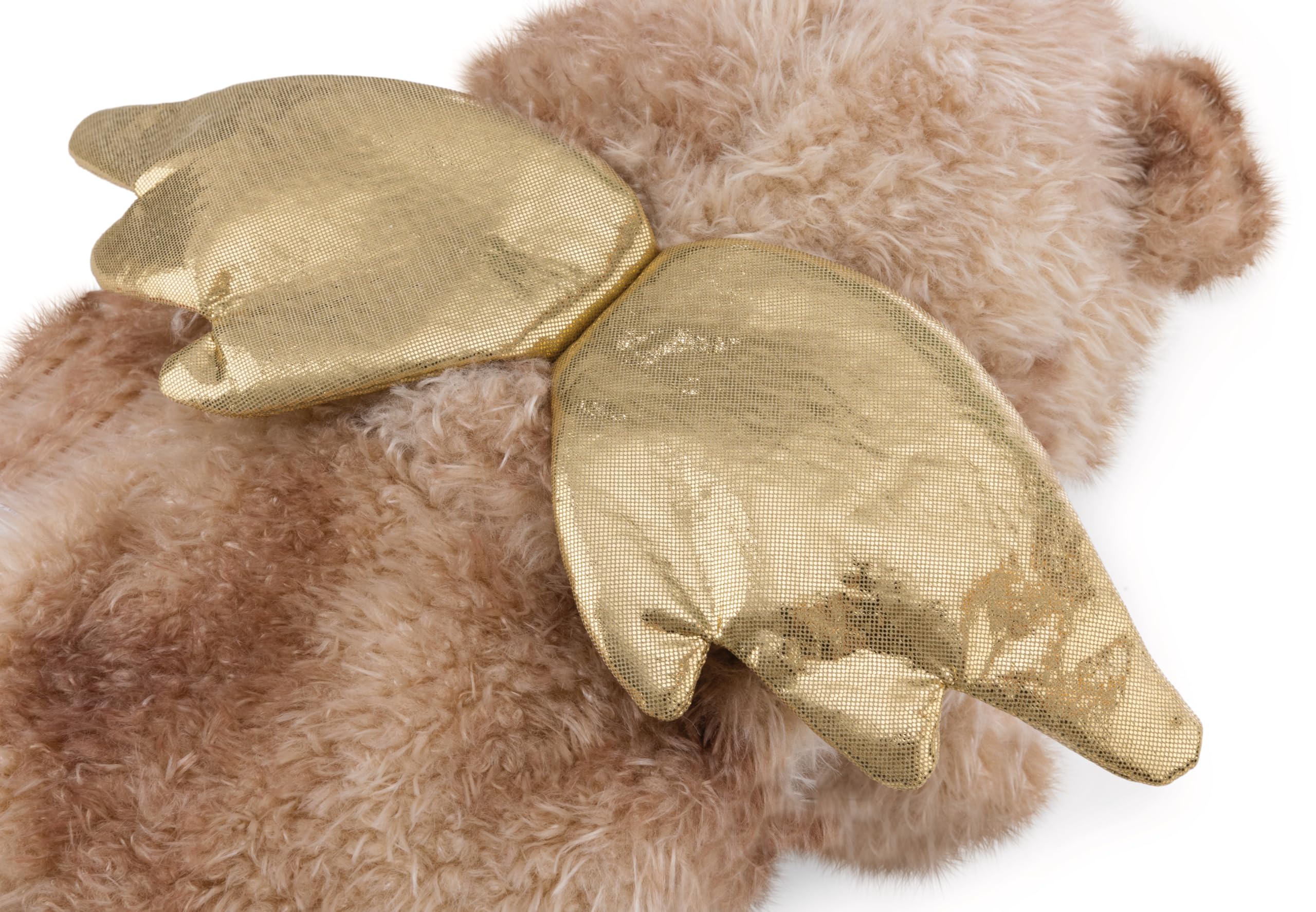NICI Wärmflasche Schutzengel Bär La La Bearie 300ml 35cm - braun - Kuscheliges Wärmetier ab 10 Monaten – Plüschtier-Wärmflasche, Wärmebeutel für Kinder und Erwachsene | 61936