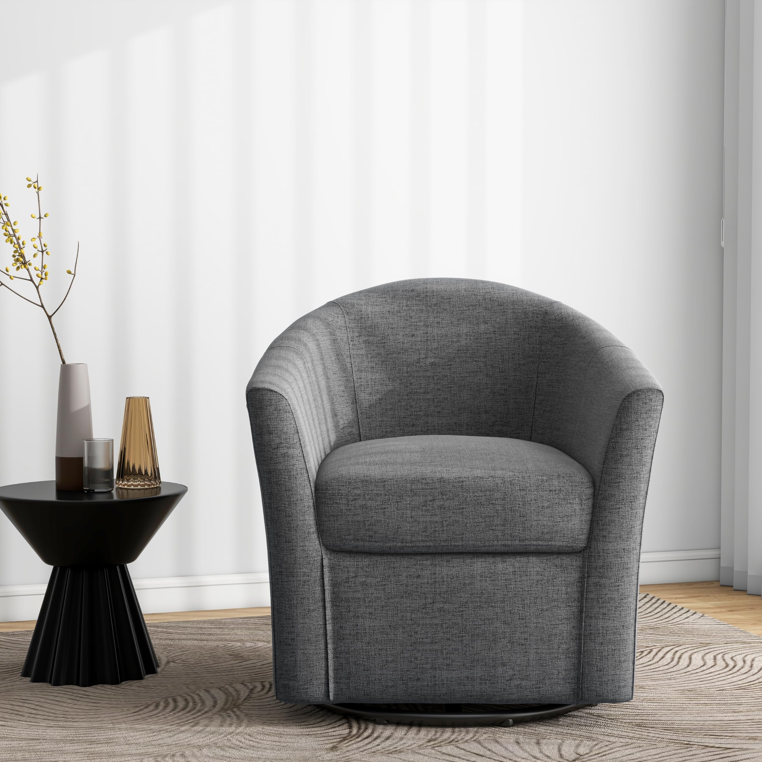 DREAMSIDEA Swivel Accent Chair Armchair (Model Swivel) Instruction Manual
