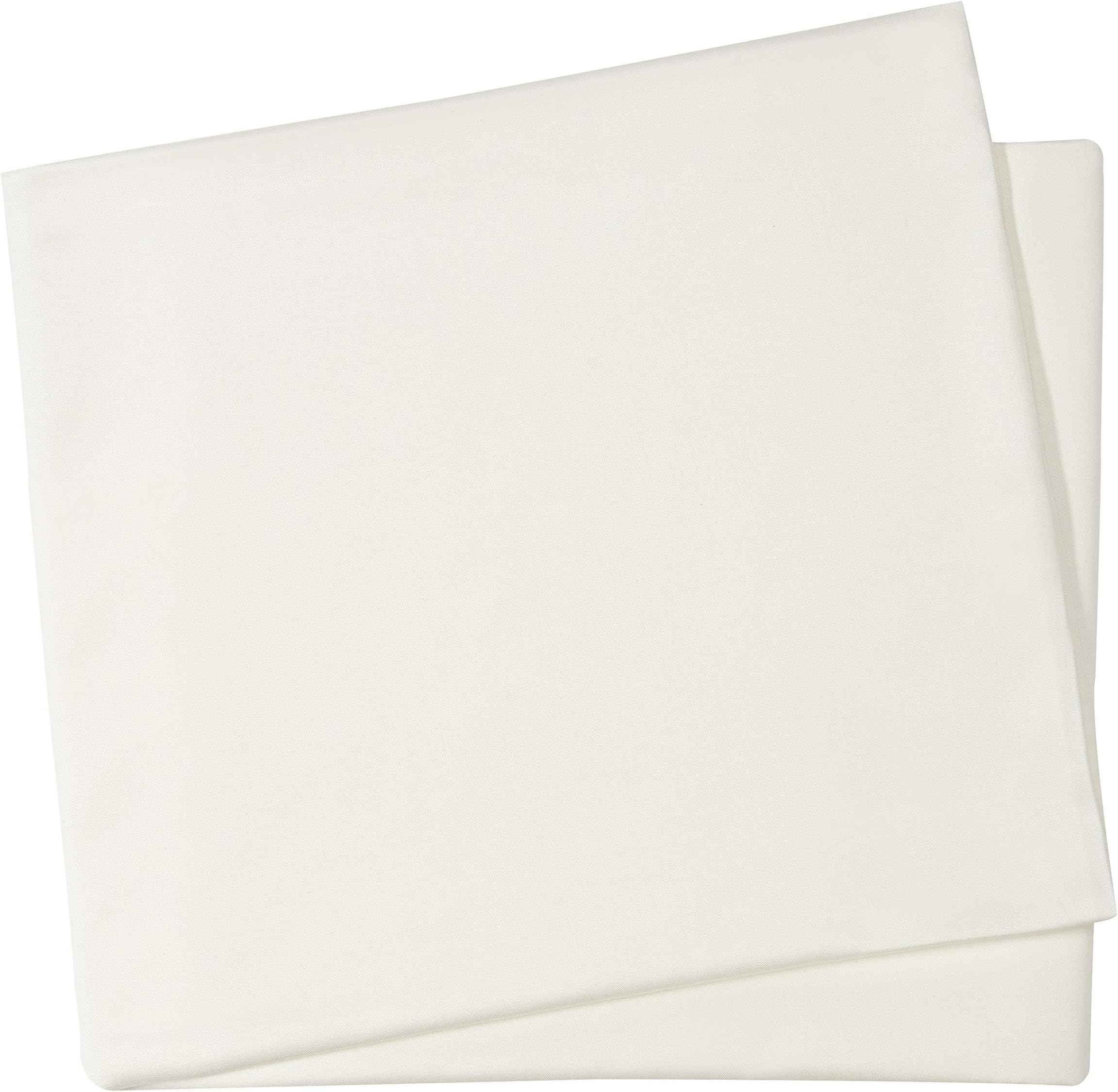 100% Bamboo Bed Linen - Luxury Flat Sheet - Super King Size (Natural White)