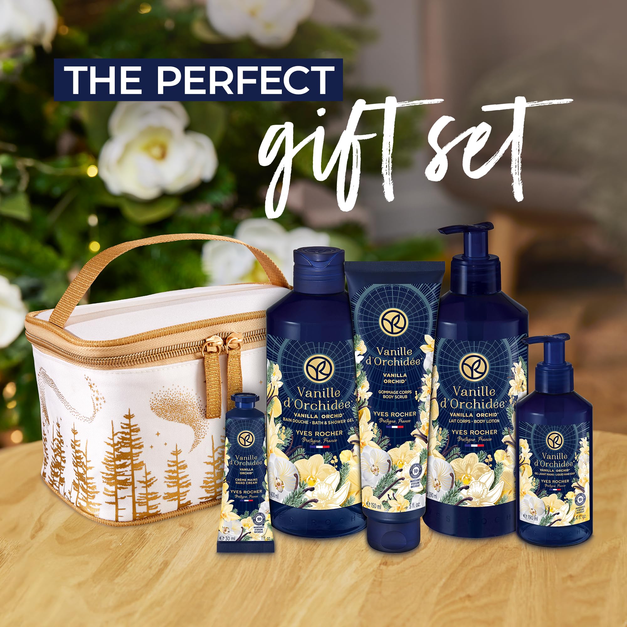 Yves Rocher Christmas Gift Set 2024- Vanilla Large Size, 6-piece