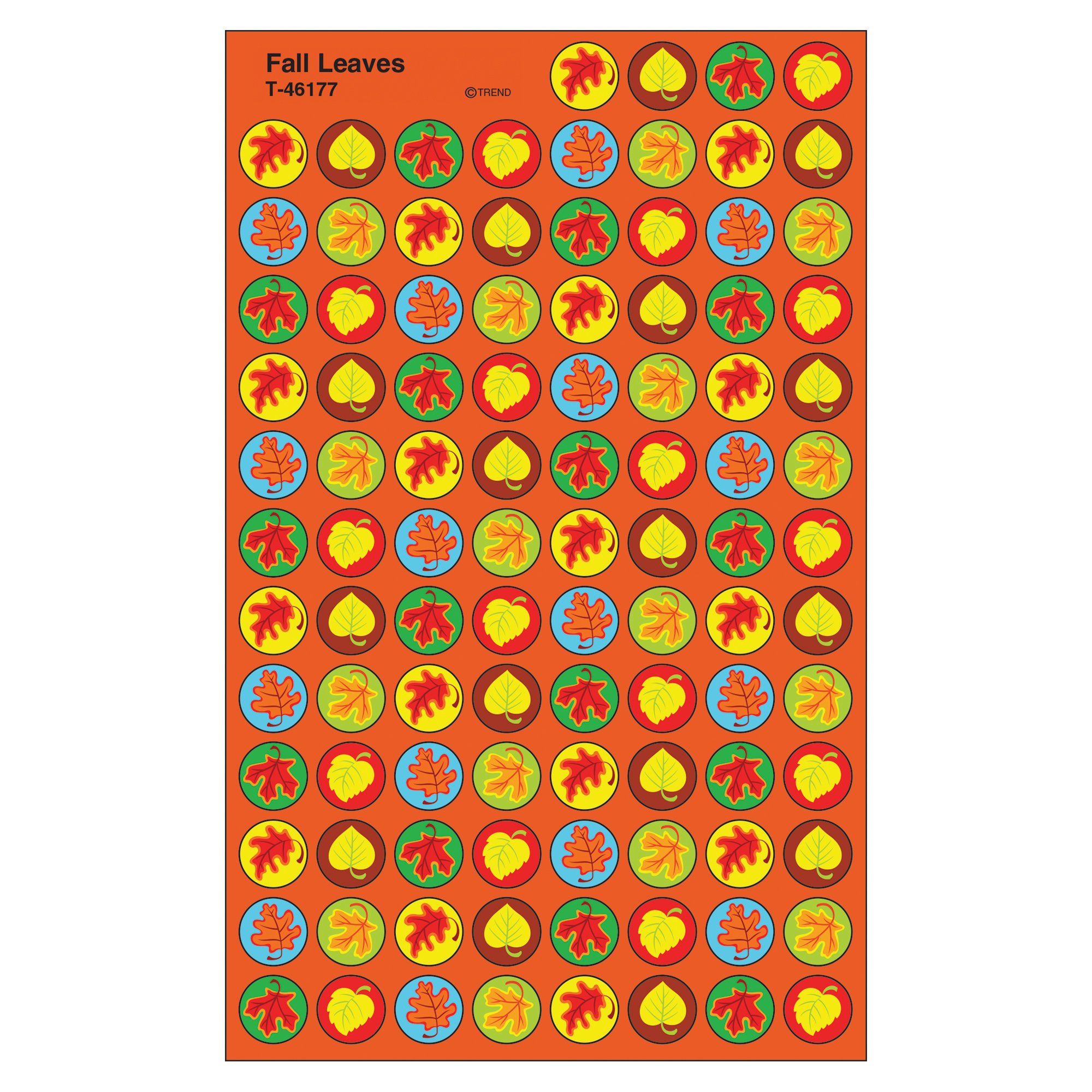 Trend Enterprises Inc. Fall Leaves superSpots Stickers, 800 ct
