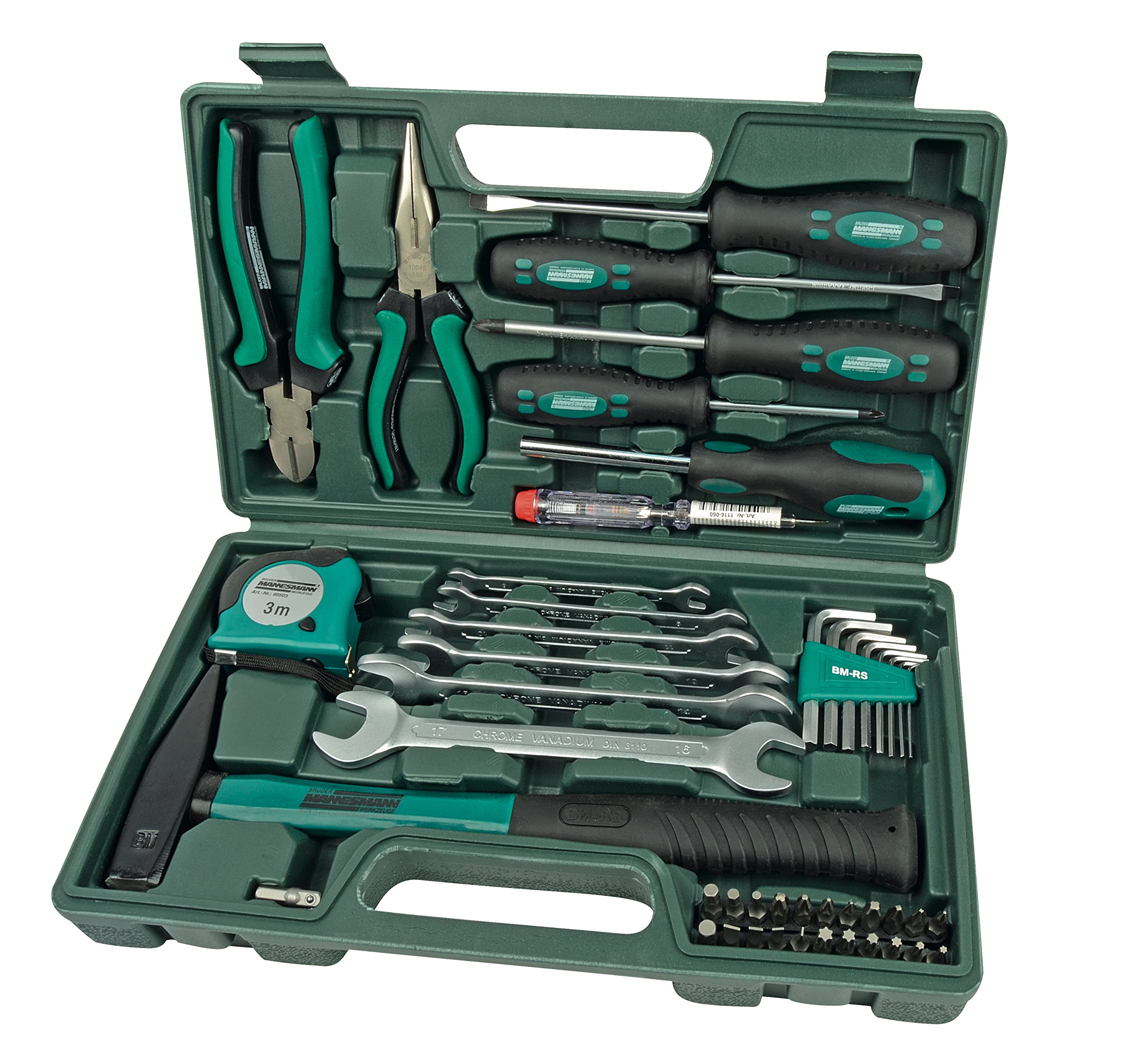 Brüder Mannesmann Tools M29032, 47 Piece Tool Kit