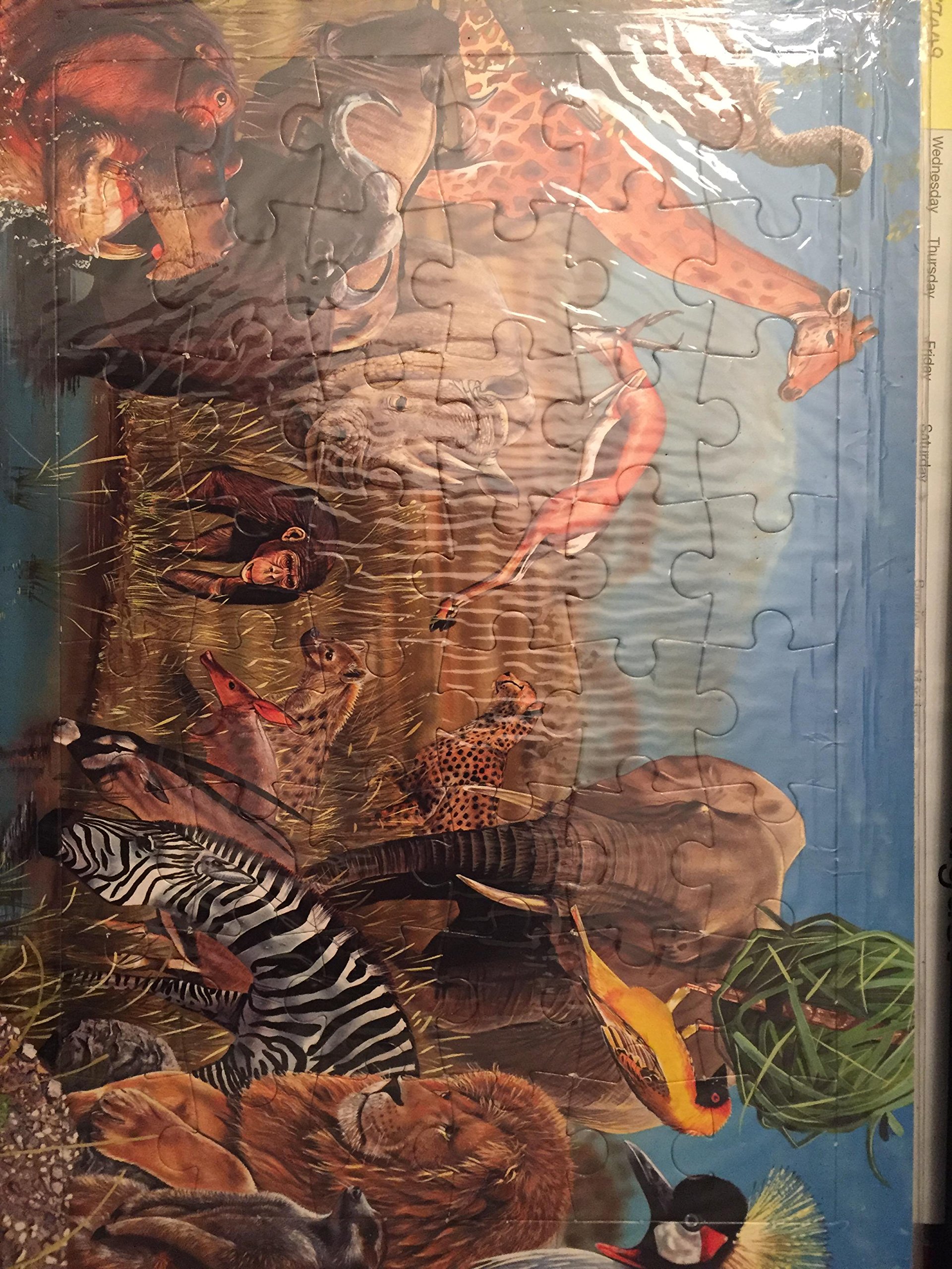 Animals of the World [With 6 48-Piece Jigsaws] [Hardcover] Garry Fleming - PT01