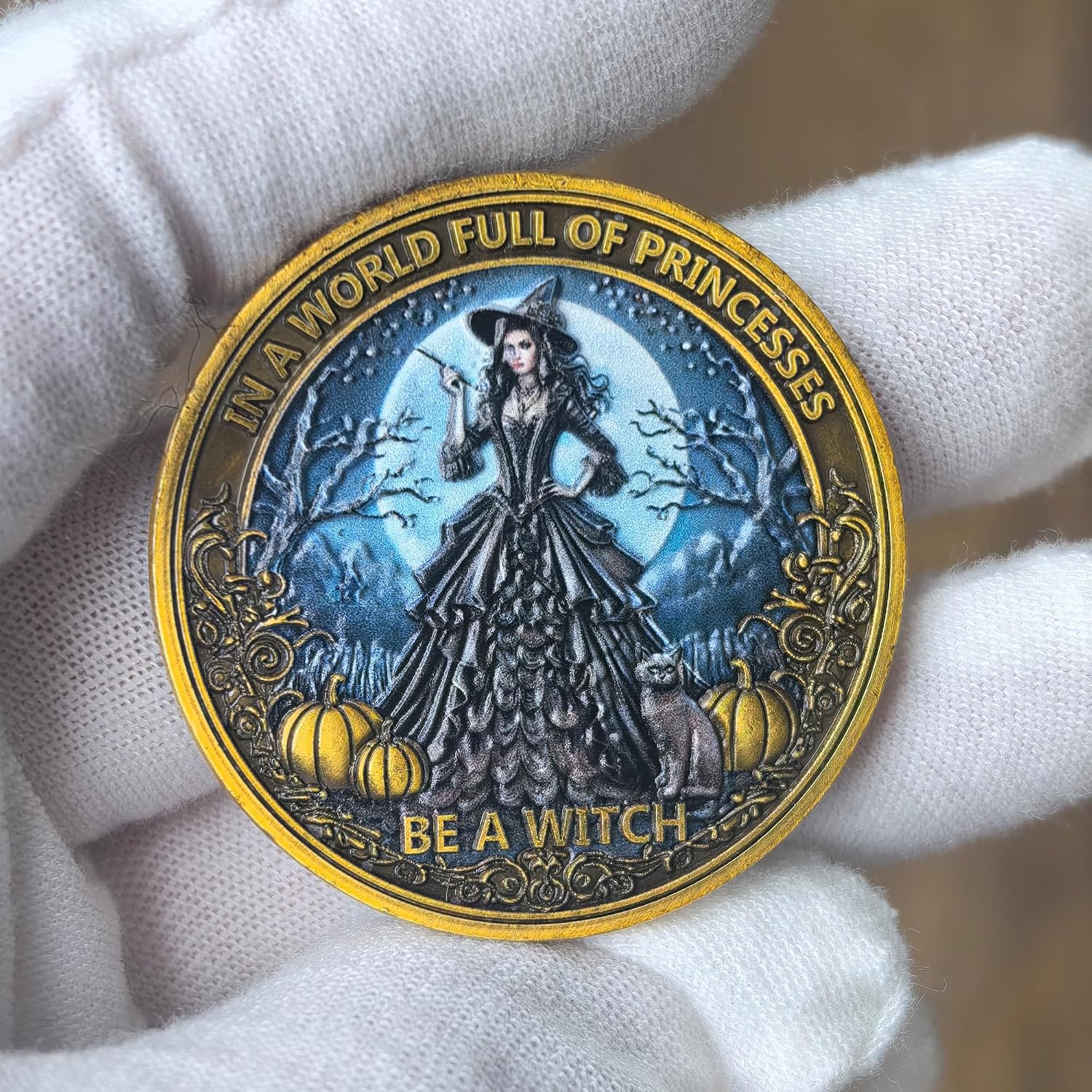 Witch Coin – Motivational Courage & Recovery Sobriety Chip with Inspirational Quote | Unique Gift for Confidence & Self-Empowerment