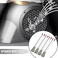 Vista 2 de X AUTOHAUX 4pcs 72-5512 Adaptador de arnés de conector de altavoz de coche para Ford F-150 para Ford para Ranger 1995-1997