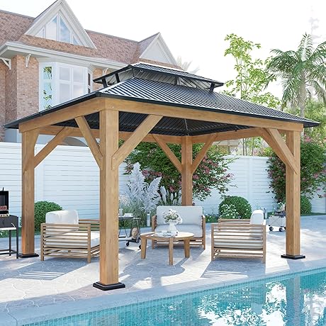 AMERLIFE 10x12 Gazebo: Experience Outdoor Serenity