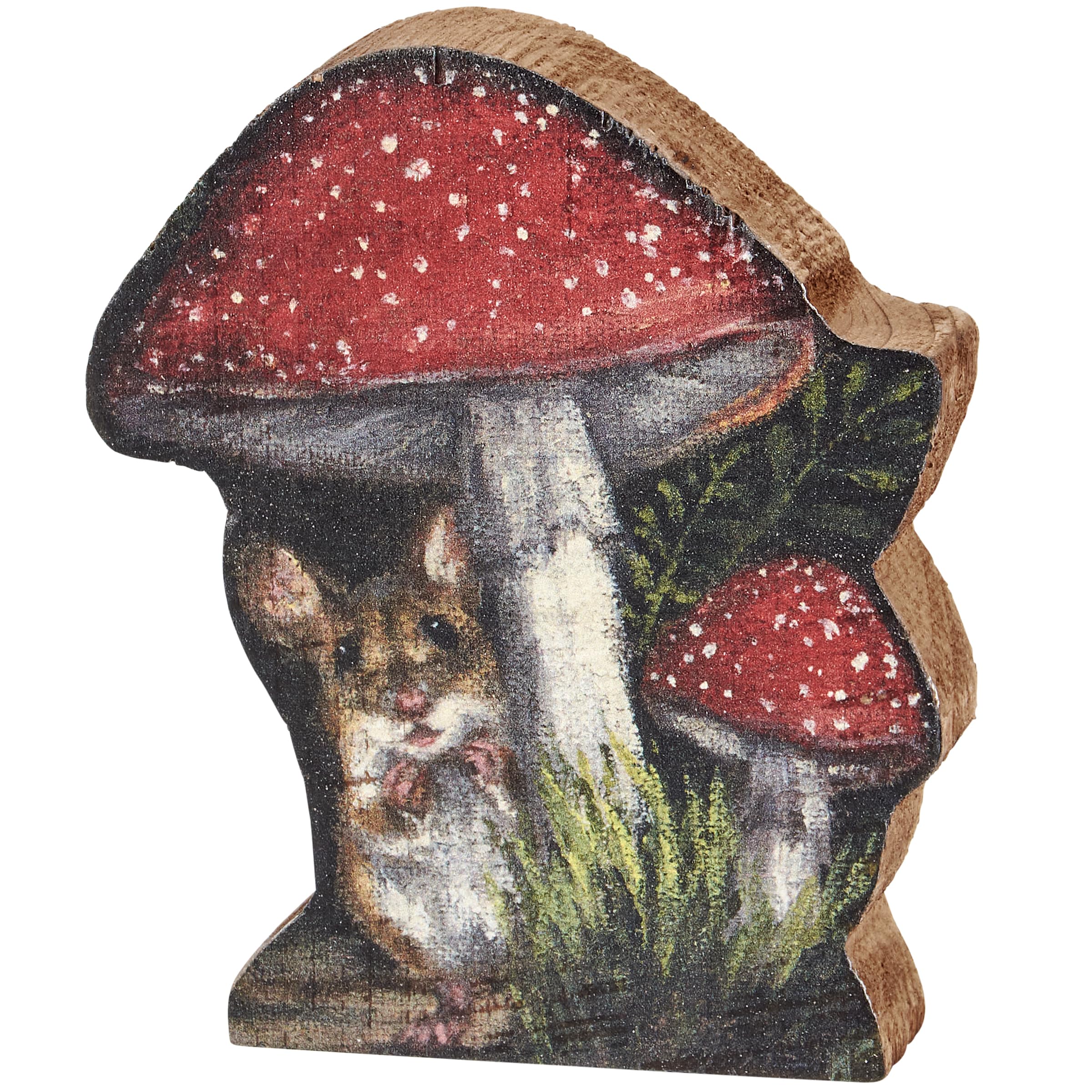 Woodland Mouse Chunky Sitter statuette stable pour meuble qui bouge