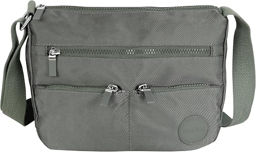 Storite Multipocket Crossbody Bag for Women Lightweight Small Travel Bag Shoulder Purses and Handbags with Multi Zipper Po...
