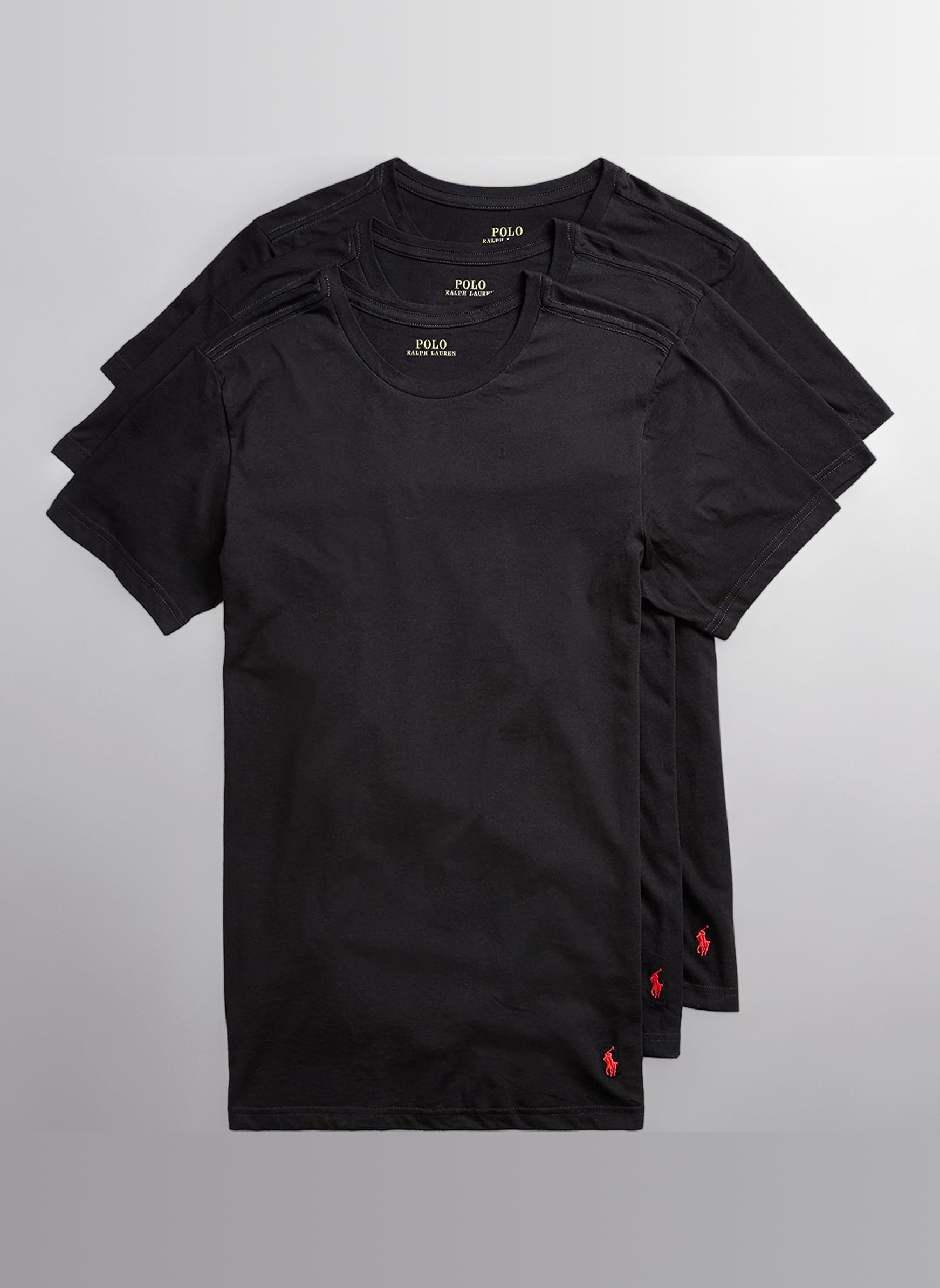 Men's Classic Fit Cotton Crew Tee Undershirt (Pack of 3)