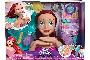 DISNEY PRINCESS Just Play Shimmer Spa Ariel Styling Head