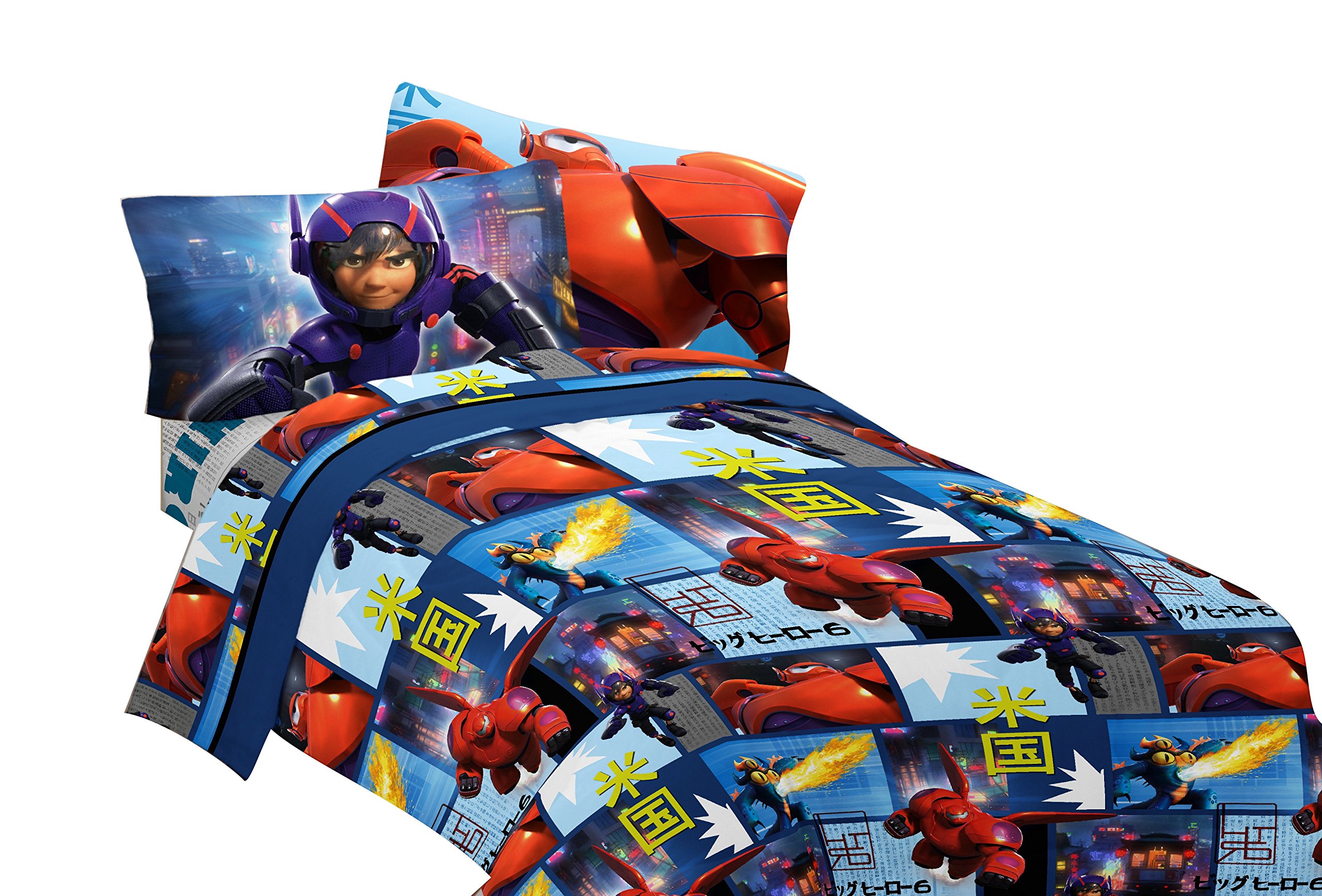 Disney Big Hero 6 Prodigy Microfiber Sheet Set, Twin