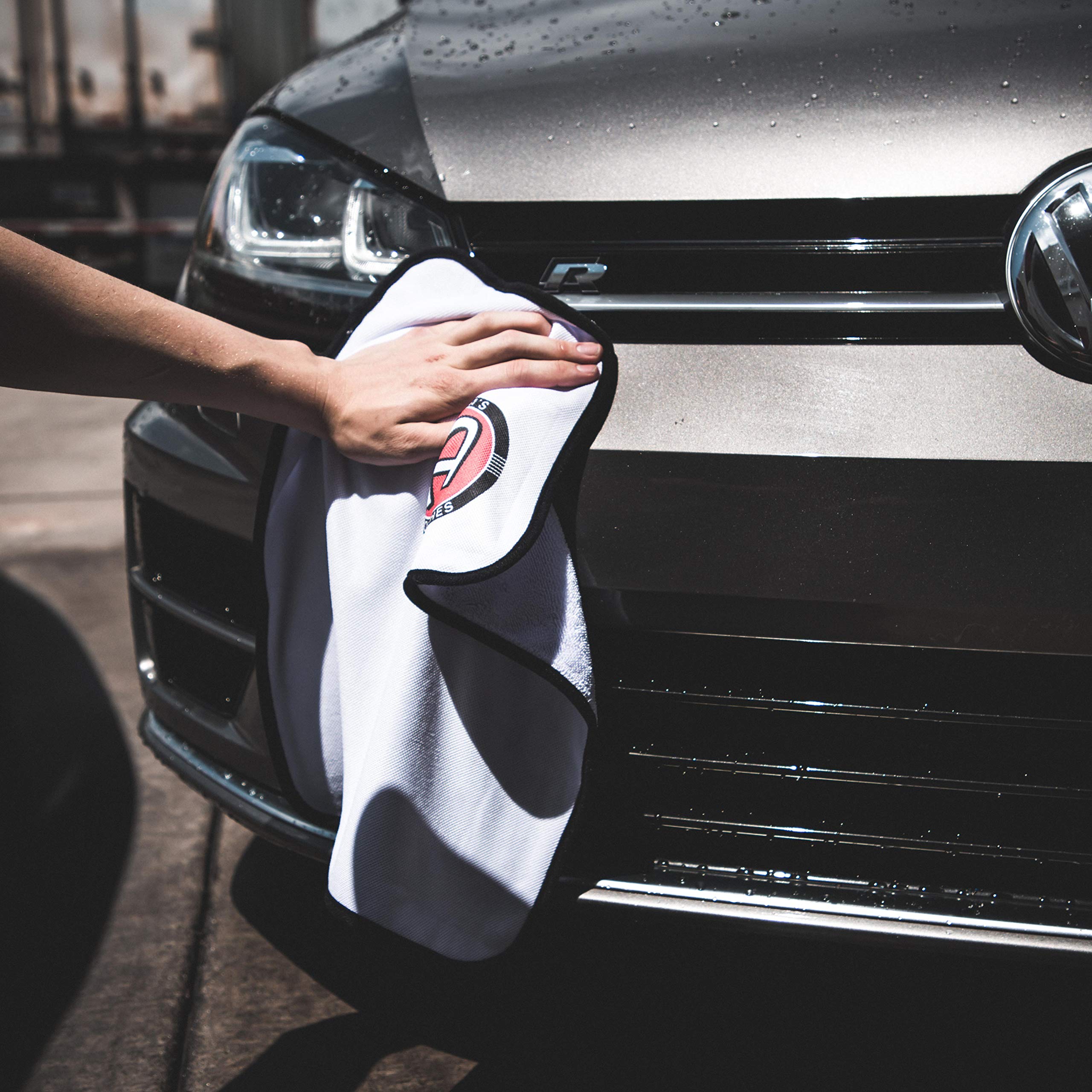 Adams Polishes Mini Plush Drying Towel Pack of 6 - Microfiber Cleaning Cloth for Car Detailing Drying Car — view 7