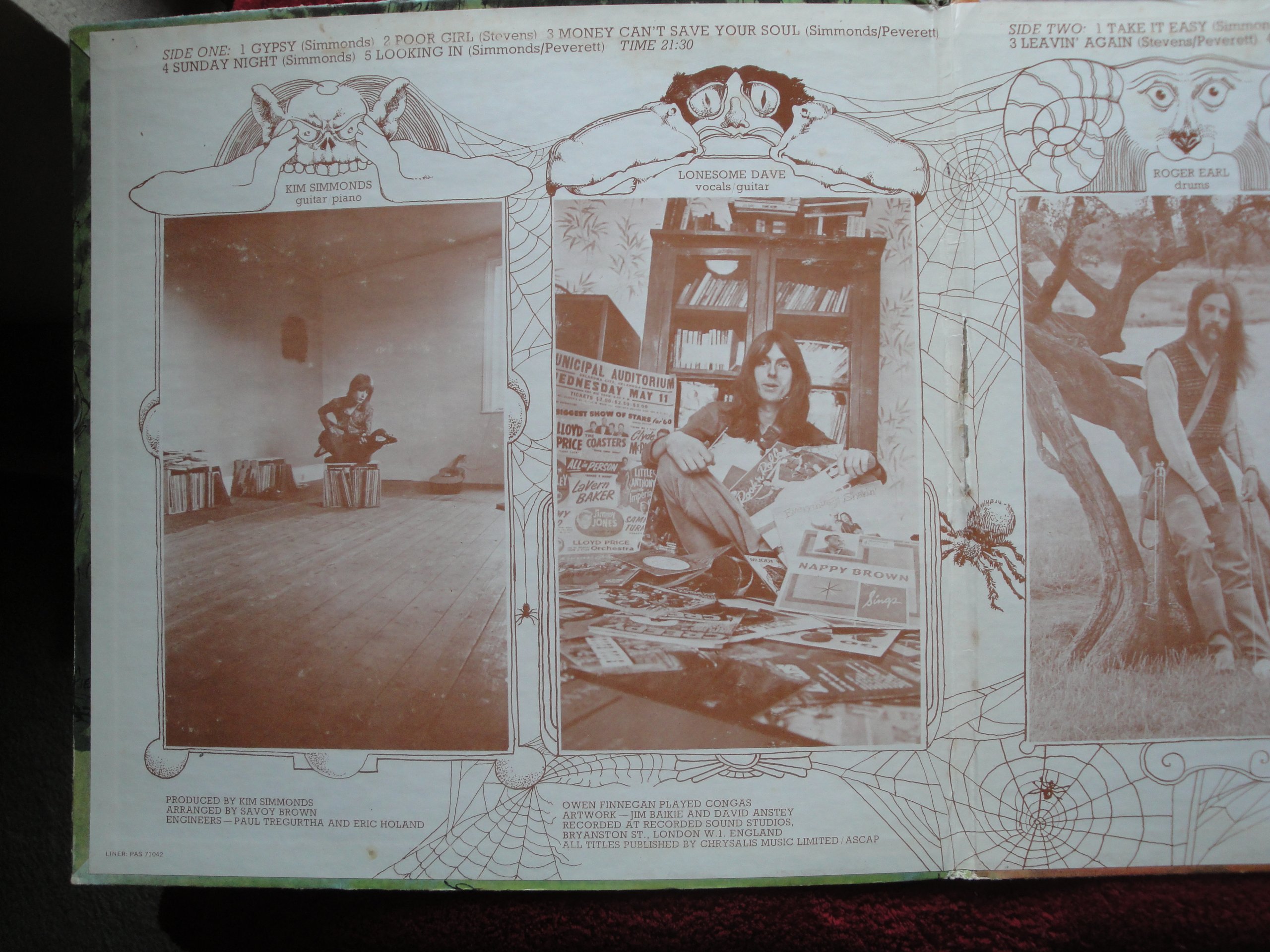 Savoy Bronw "Looking In" Original 1970 Parrot PAS-71042 Stereo Vinyl Lp Ex Blues Rock Must Have!