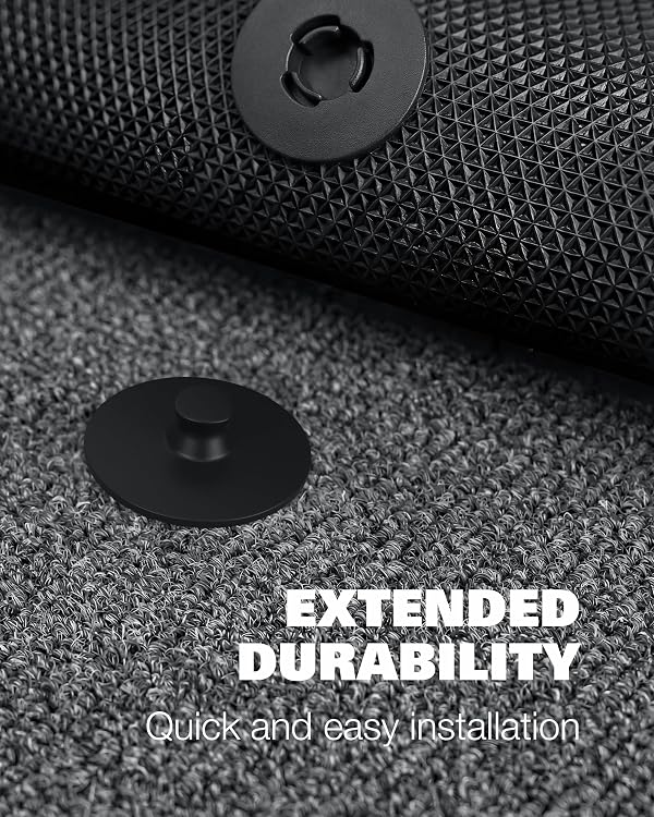 Floor Mats for Jeep Grand Cherokee L 2021-2026 - Custom 3D Fit Mats for Jeep Grand Cherokee 6-Seat - 1st & 2nd & 3rd Row - Anti-Slip Backing - 22oz Heavy Duty Carpet Mat by Nordstrand - Used condition - Image 4