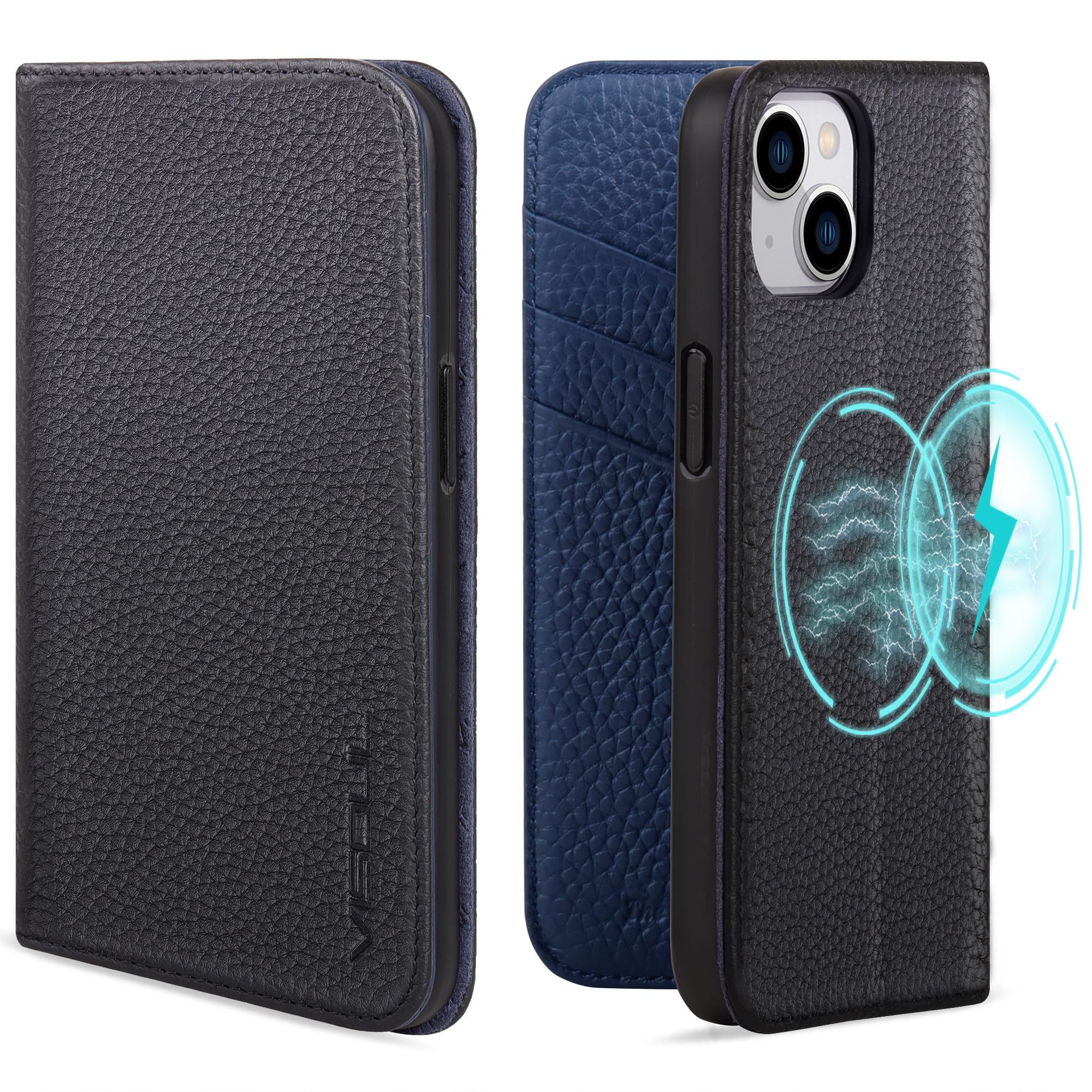 三菱初期型GTO国産本革手帳型iPhoneケース iPhone 13 Pro MagSafe対応