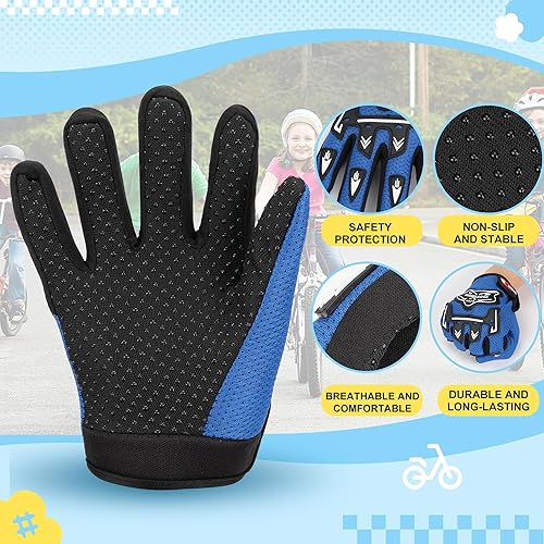 Miniatura 2 de Guantes de moto de cross para niños, guantes de motocicleta juveniles para niños y niñas