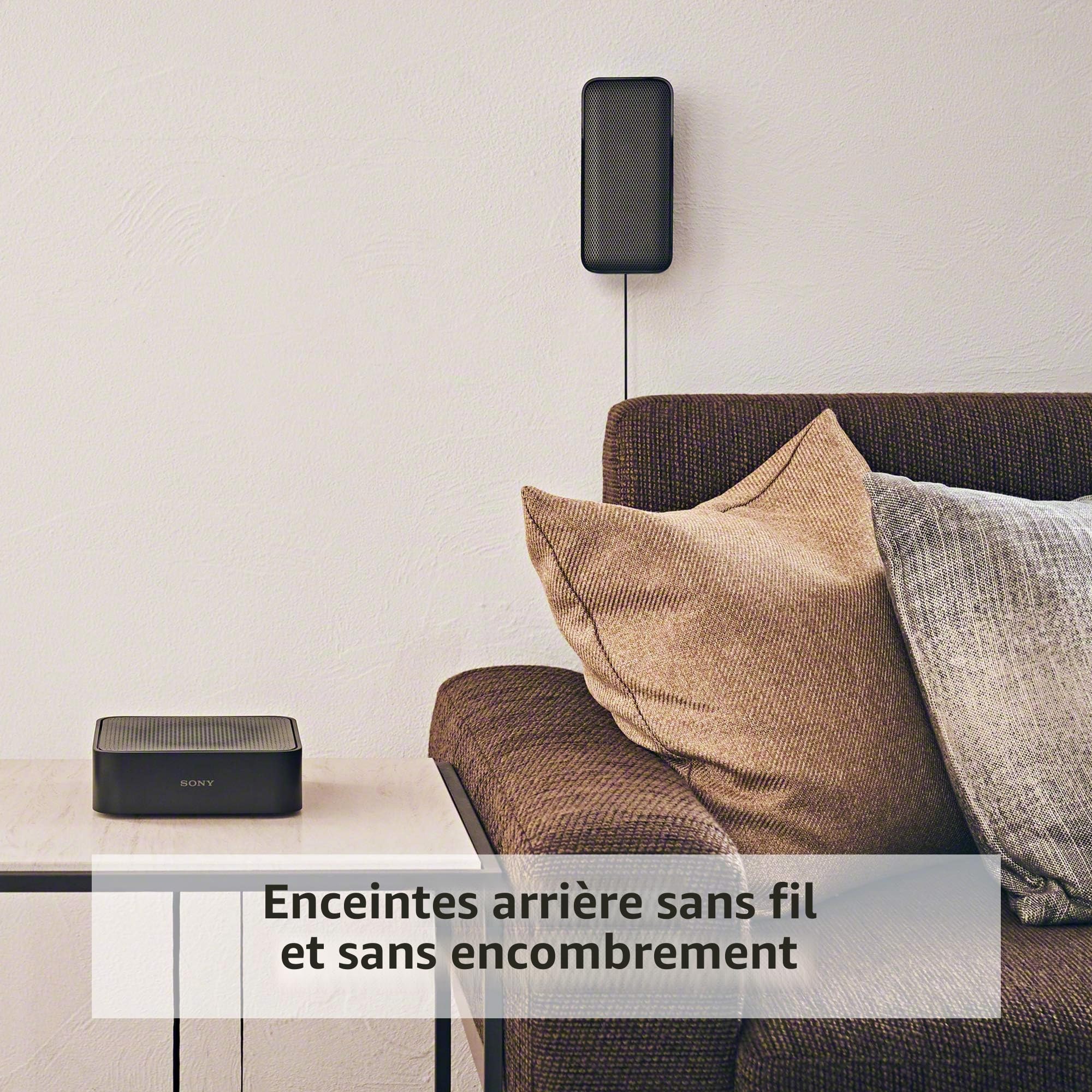 Sony HT-S40R Barre de Son 5.1 canaux 600 W pour TV avec Caisson de Basses et Haut-parleurs arrière sans Fil avec Bluetooth