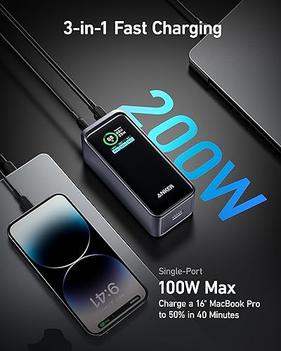 Miniatura 2 de Anker Prime Power Bank y estación de carga 6 in-i Anker Prime de 20,000 mAh