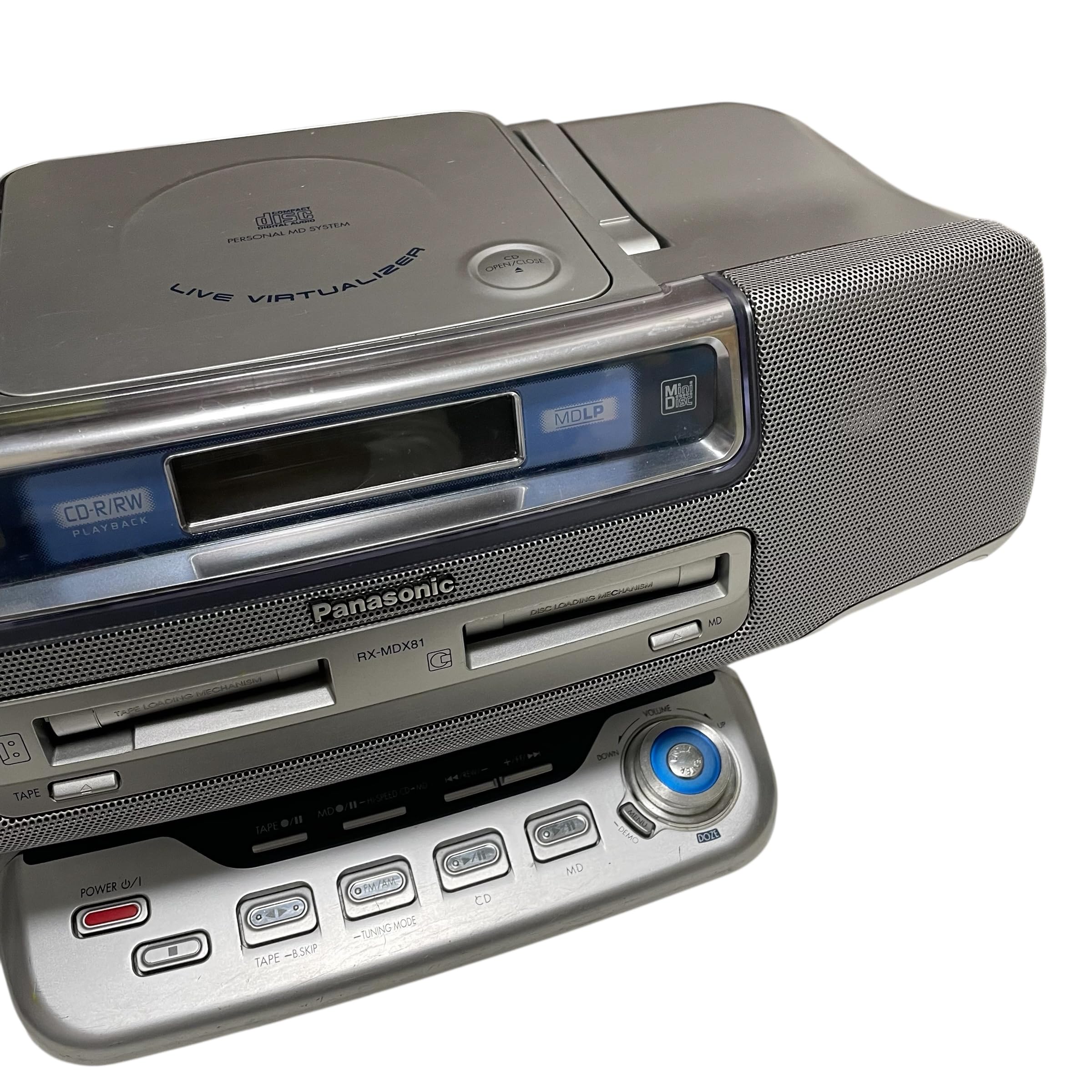 廃盤　パナソニック CD MD カセットテープ　ラジカセ RX-MDX81-S Amazon.co.jp: パナソニック MDラジカセ RX-MDX81-S : 家電＆カメラ