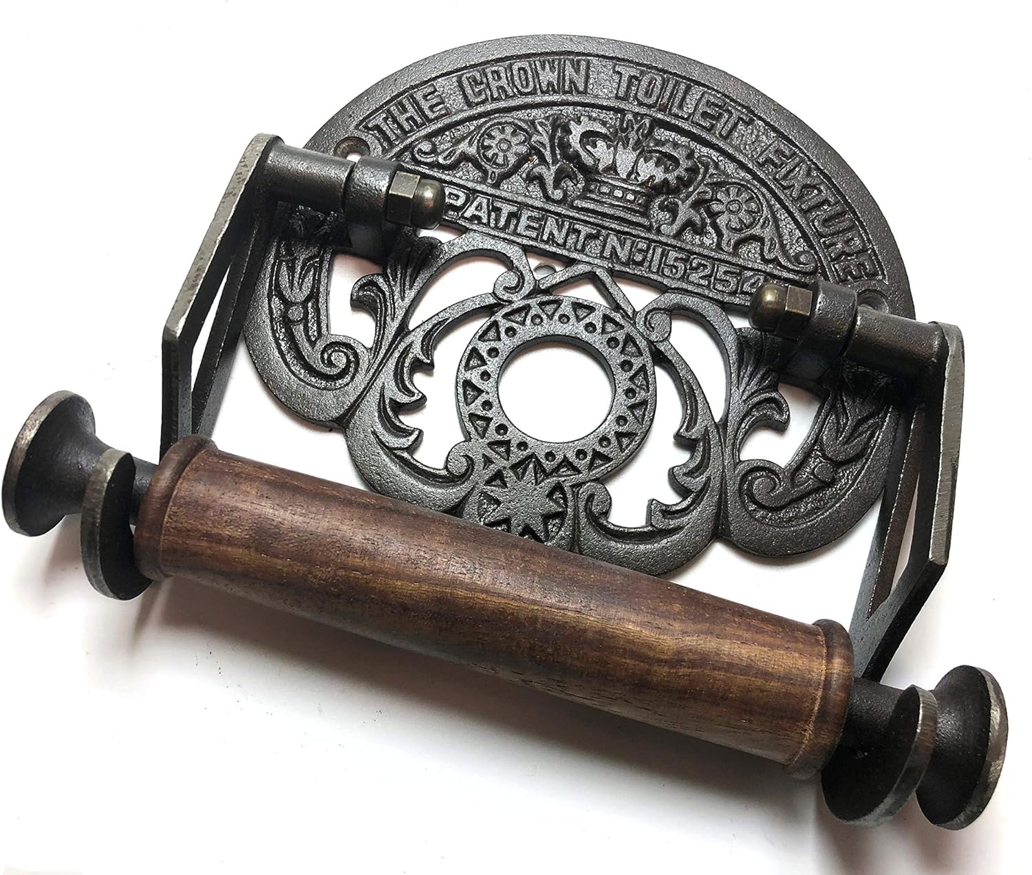 Bowley & Jackson Traditionele keizerlijke Victoriaanse stijl wandgemonteerde toiletrolhouder