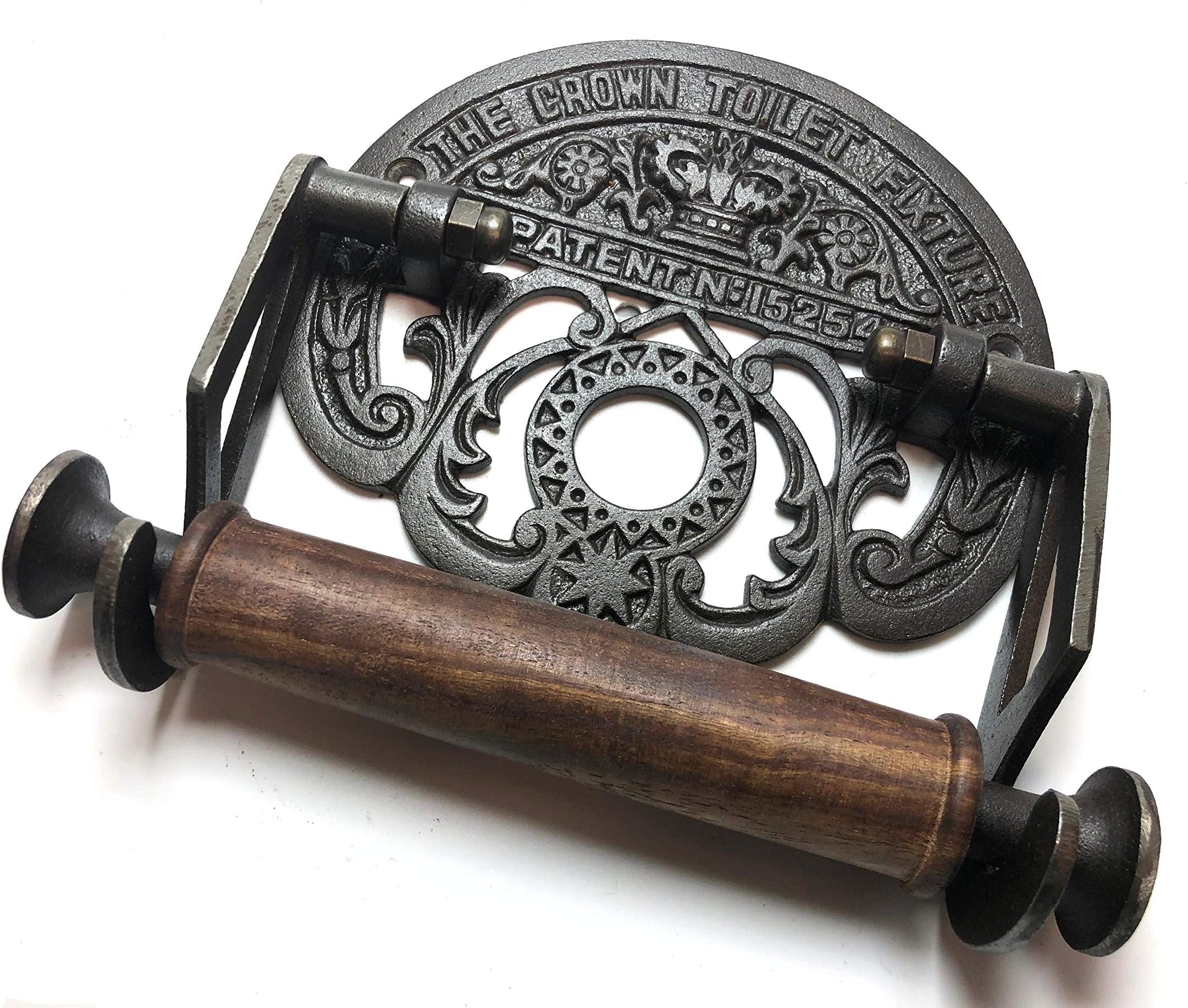 Bowley & Jackson Traditional Crown vintage design victorian wall mounted toilet loo roll holder