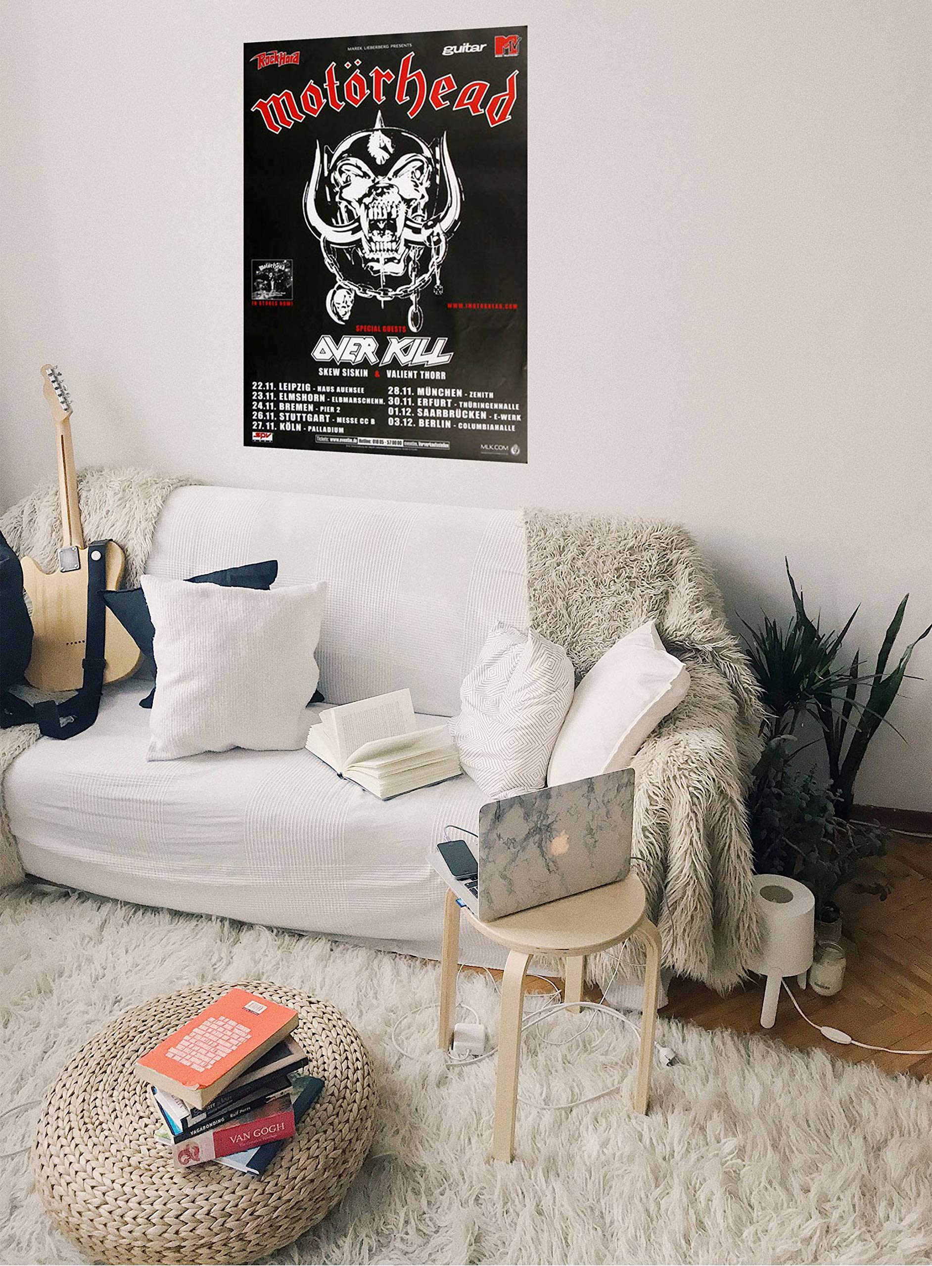 Motörhead - Over Kill, Tour 2007 » Konzertplakat/Premium Poster | Live Konzert Veranstaltung | DIN A1 «